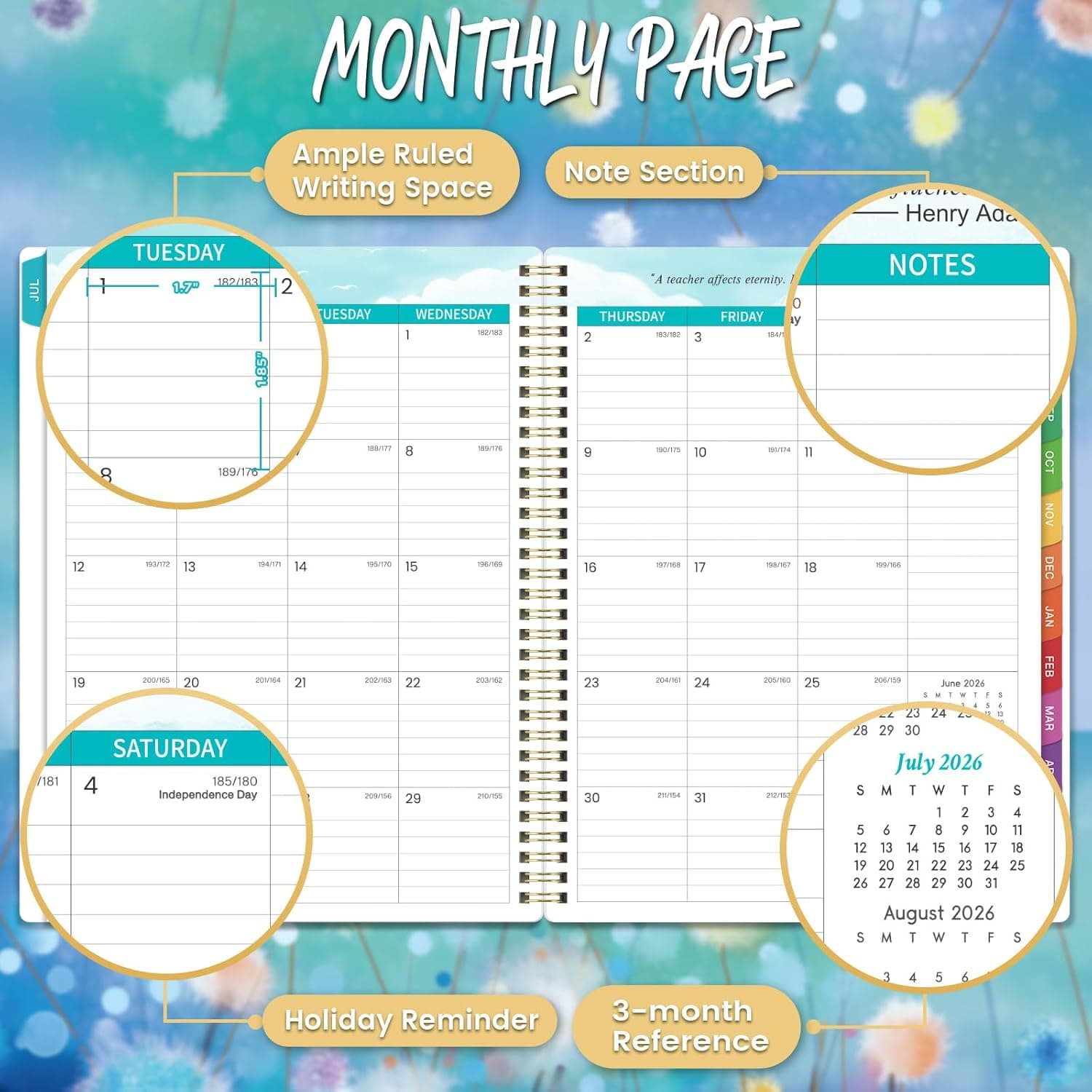 Teacher Planner 2025-2026 - Weekly & Monthly Lesson Plan Book for Teachers thumbnail 4