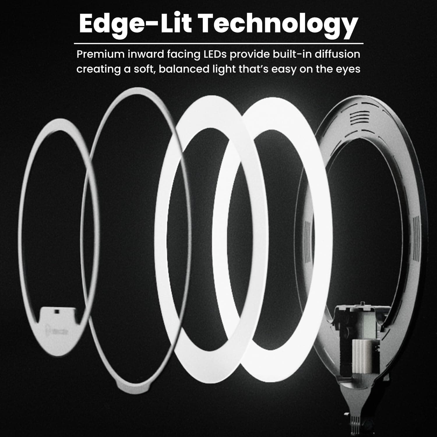 Lume Cube Edge Lit Desktop 12-Inch Ring Light thumbnail 3