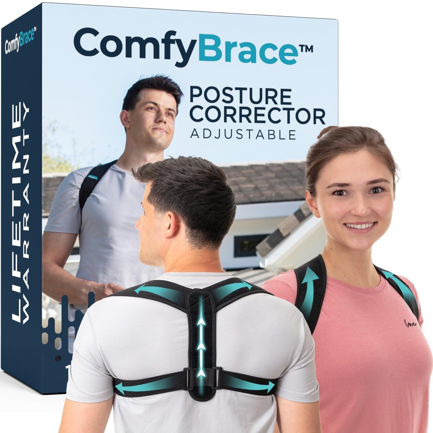 ComfyBrace Posture Corrector Back Brace - image 1