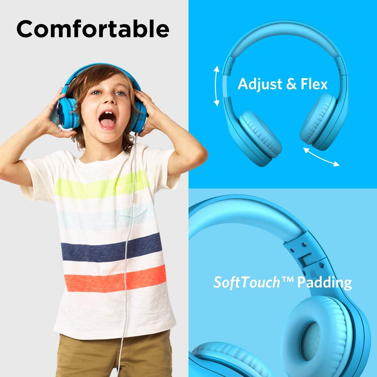 LilGadgets Connect+ Pro Wired Kids Headphones thumbnail 2