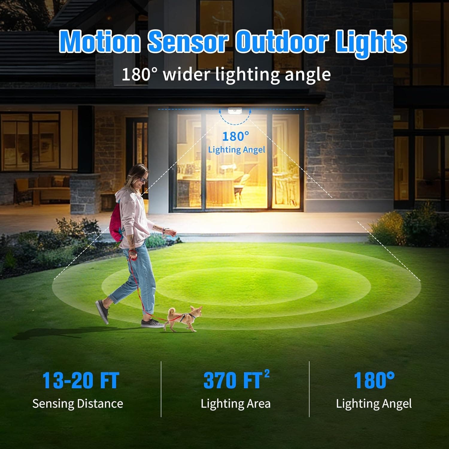 Aootek Solar Lights Outdoor 182 LED Motion Sensor thumbnail 5