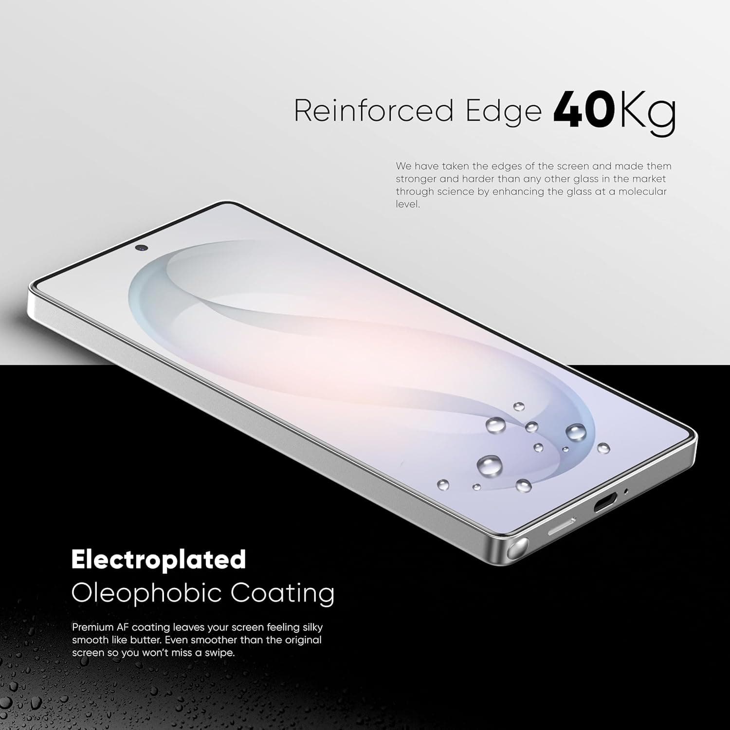 FLOLAB NanoArmour ONETIME PRO Screen Protector for Galaxy S26 Ultra thumbnail 4