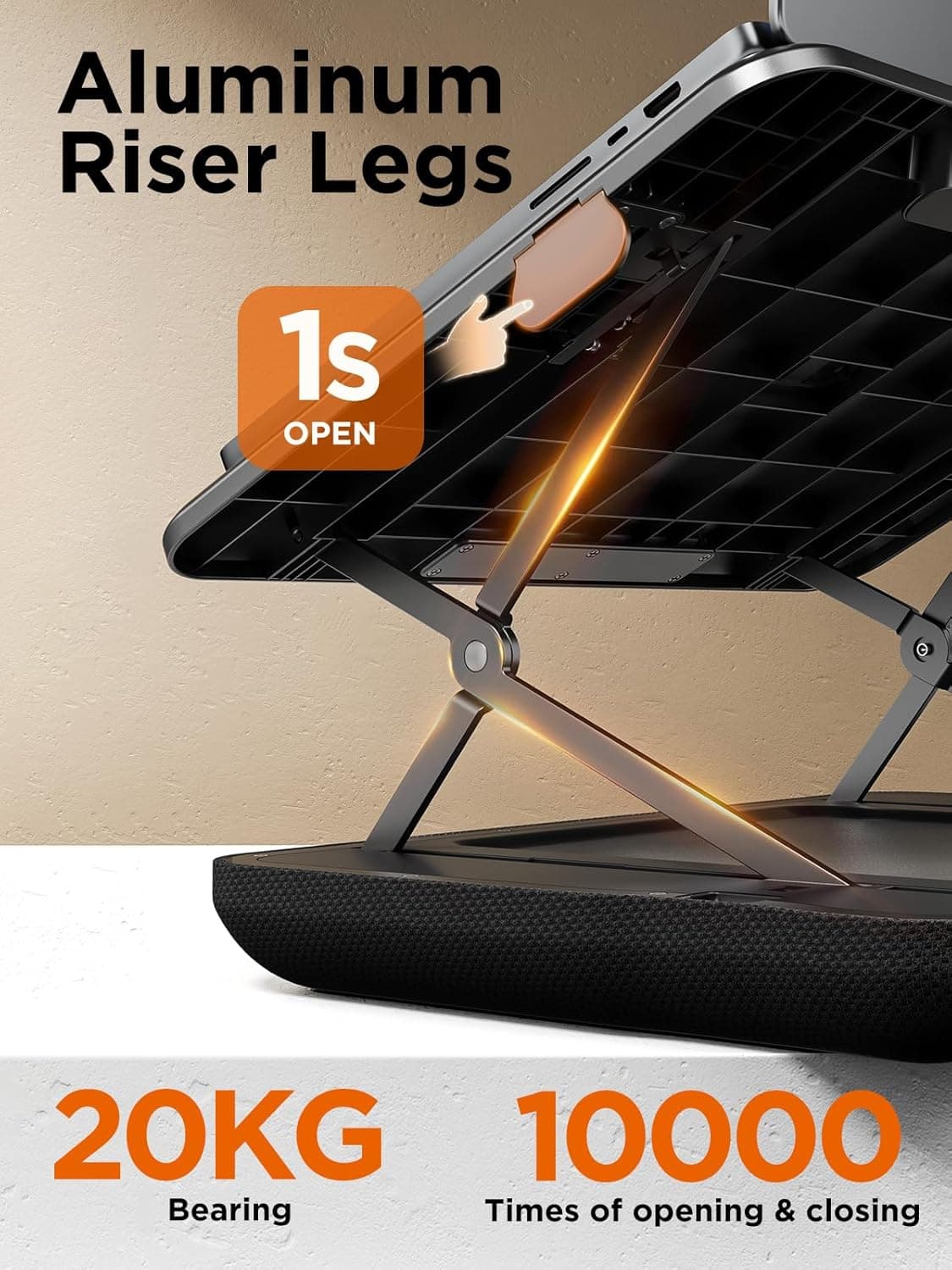 SAIJI Height and Tilt Adjustable Lap Desk thumbnail 5