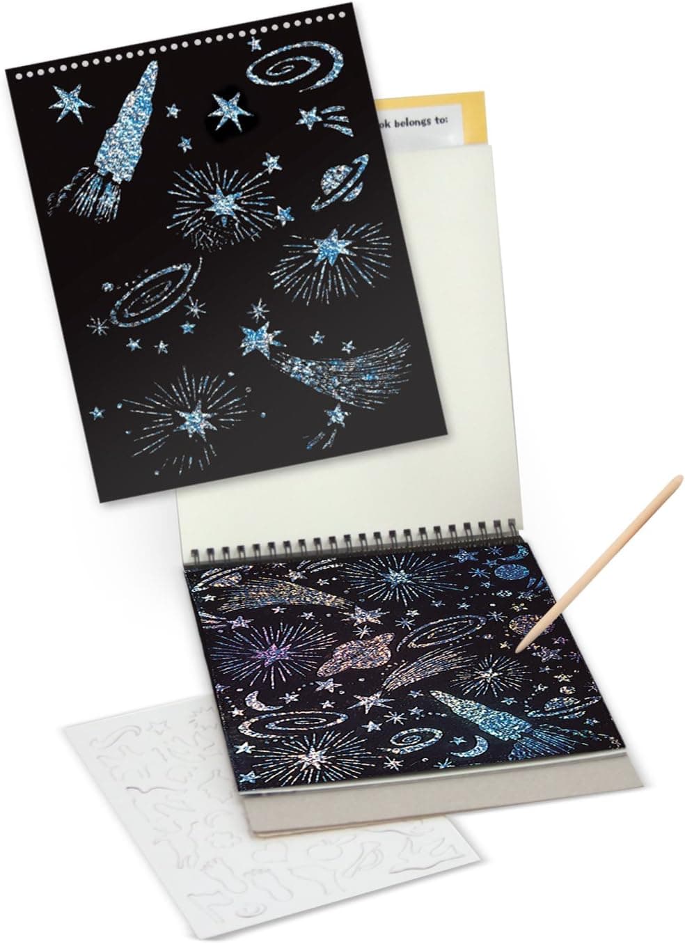 Melissa & Doug Scratch Art Rainbow Mini Notes thumbnail 2