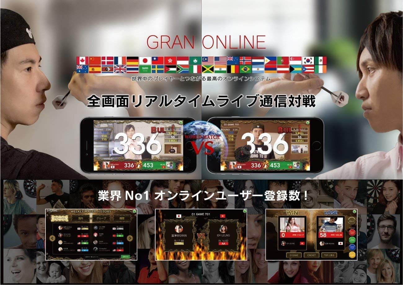 GRAN BOARD 3s Bluetooth Electronic Dartboard thumbnail 5