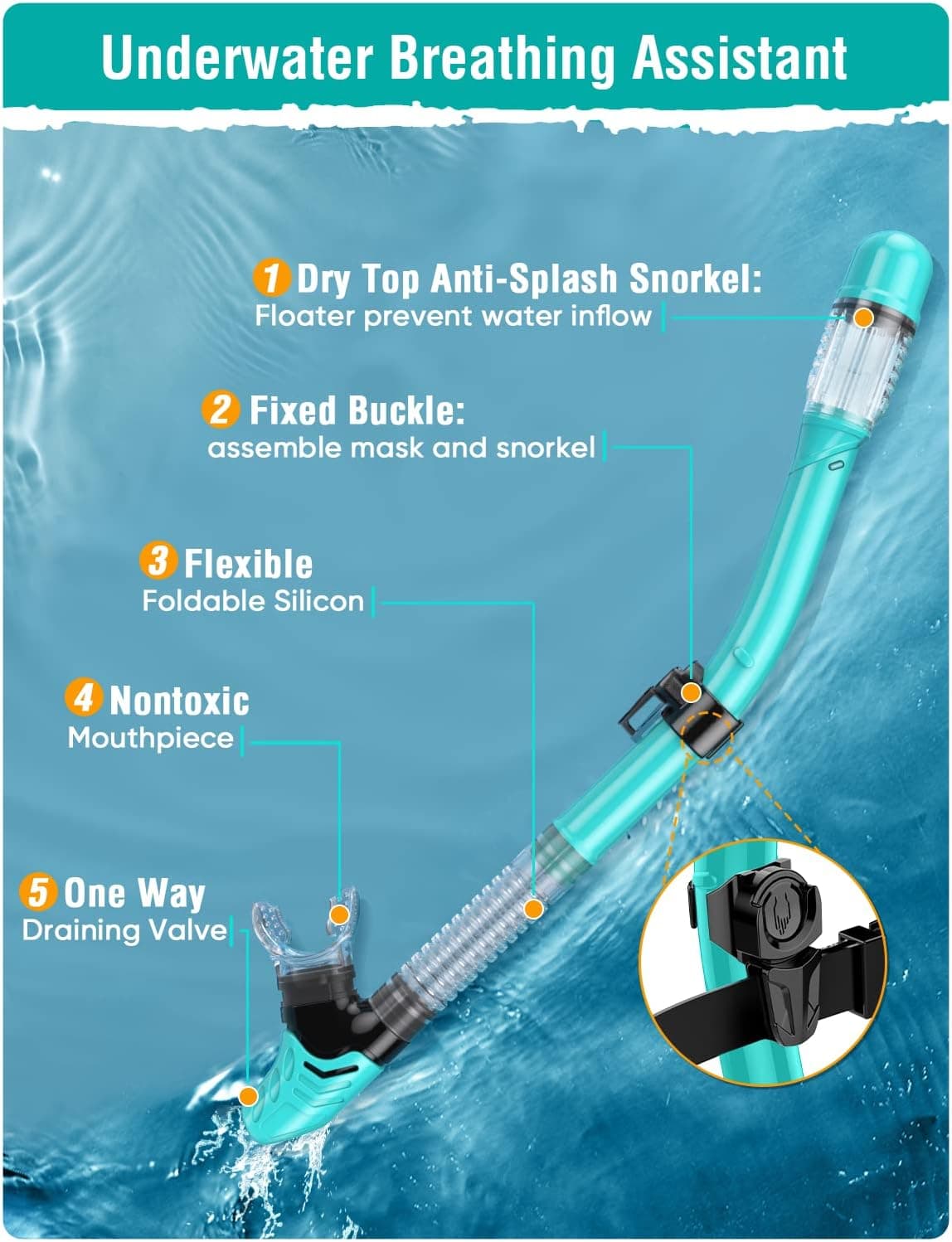 Seovediary Snorkel Set Adults thumbnail 4
