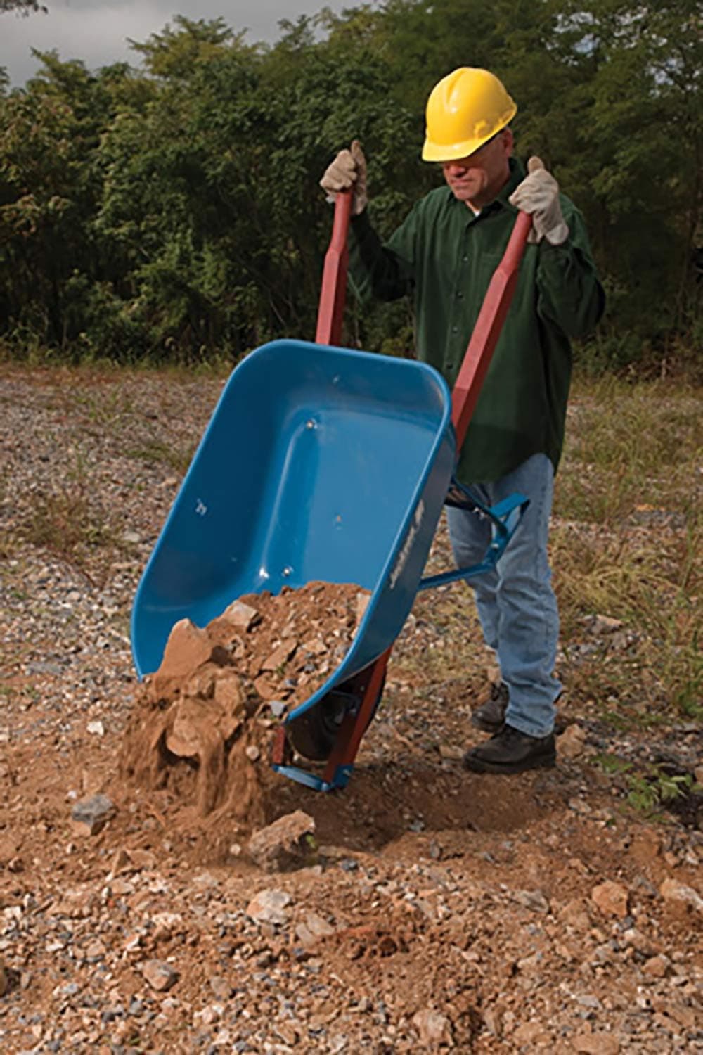 Jackson M6T22 6-Cubic Foot Contractor Wheelbarrow thumbnail 2