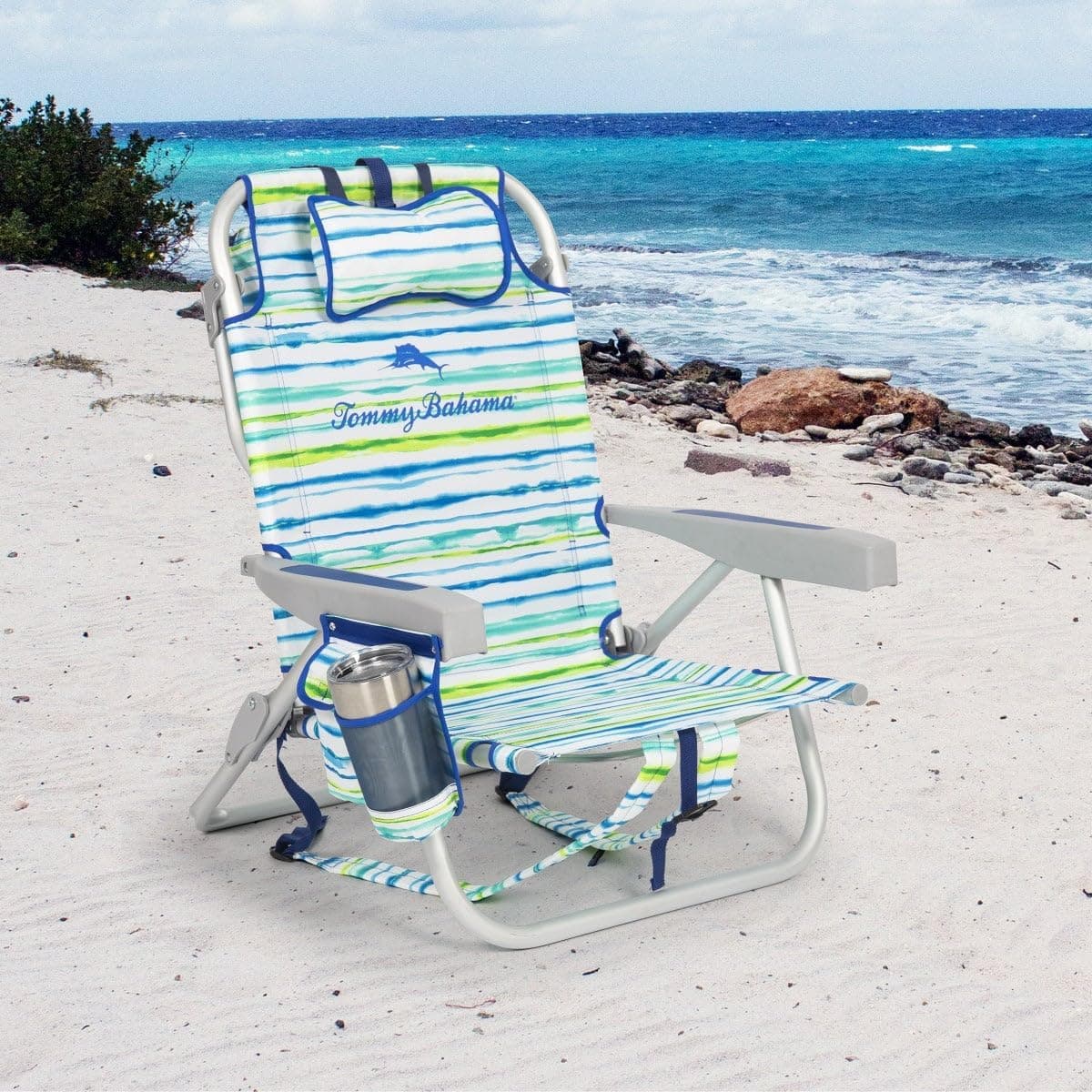 Tommy Bahama 5 Position Backpack Beach Chair 2-Pack thumbnail 2