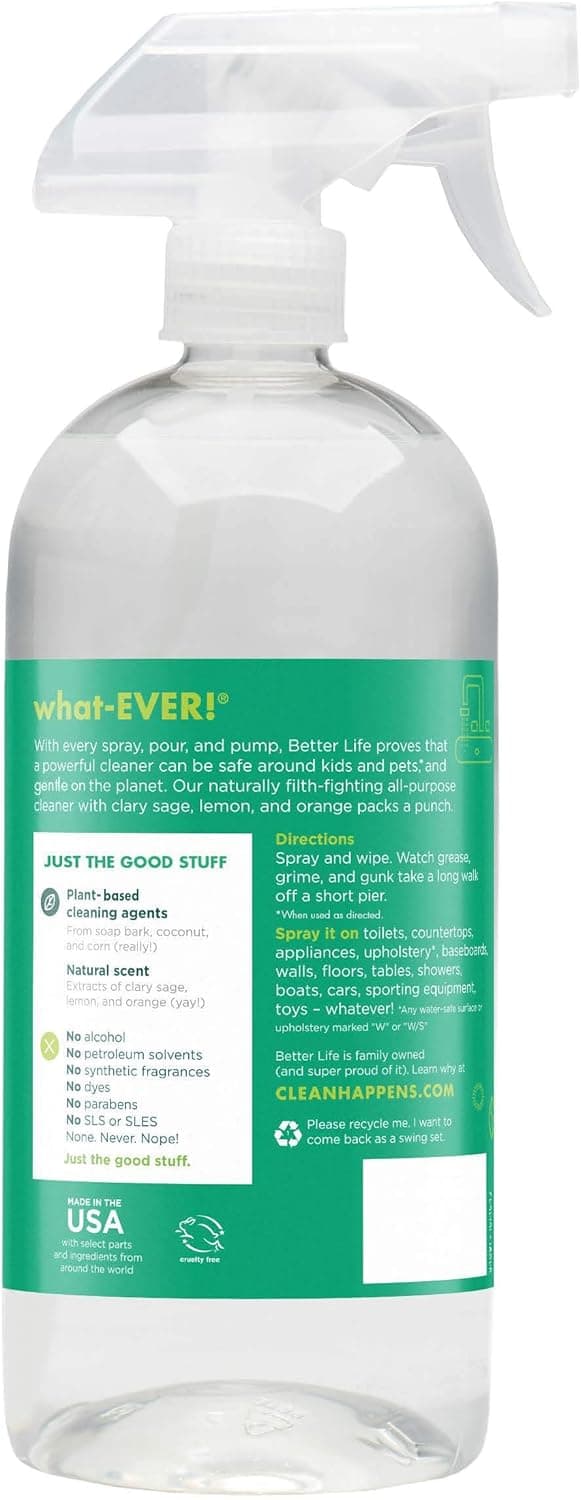 Better Life Natural All-Purpose Cleaner, Clary Sage & Citrus (32 oz) thumbnail 2