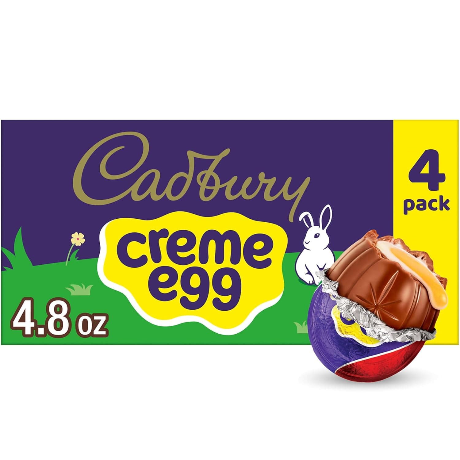 CADBURY CREME EGG Milk Chocolate Candy (4 Count)