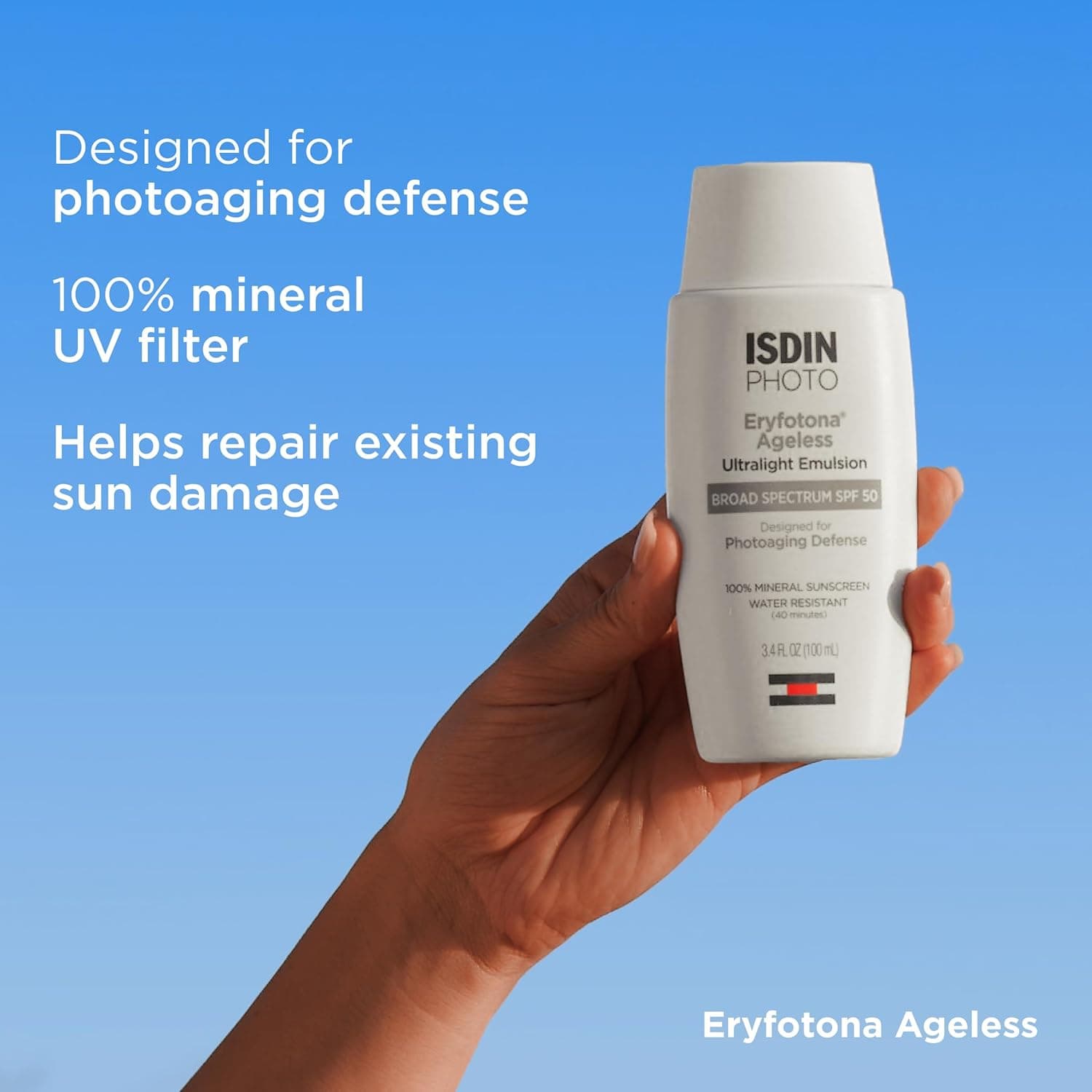 ISDIN Eryfotona Ageless Tinted Mineral Sunscreen SPF 50 thumbnail 3
