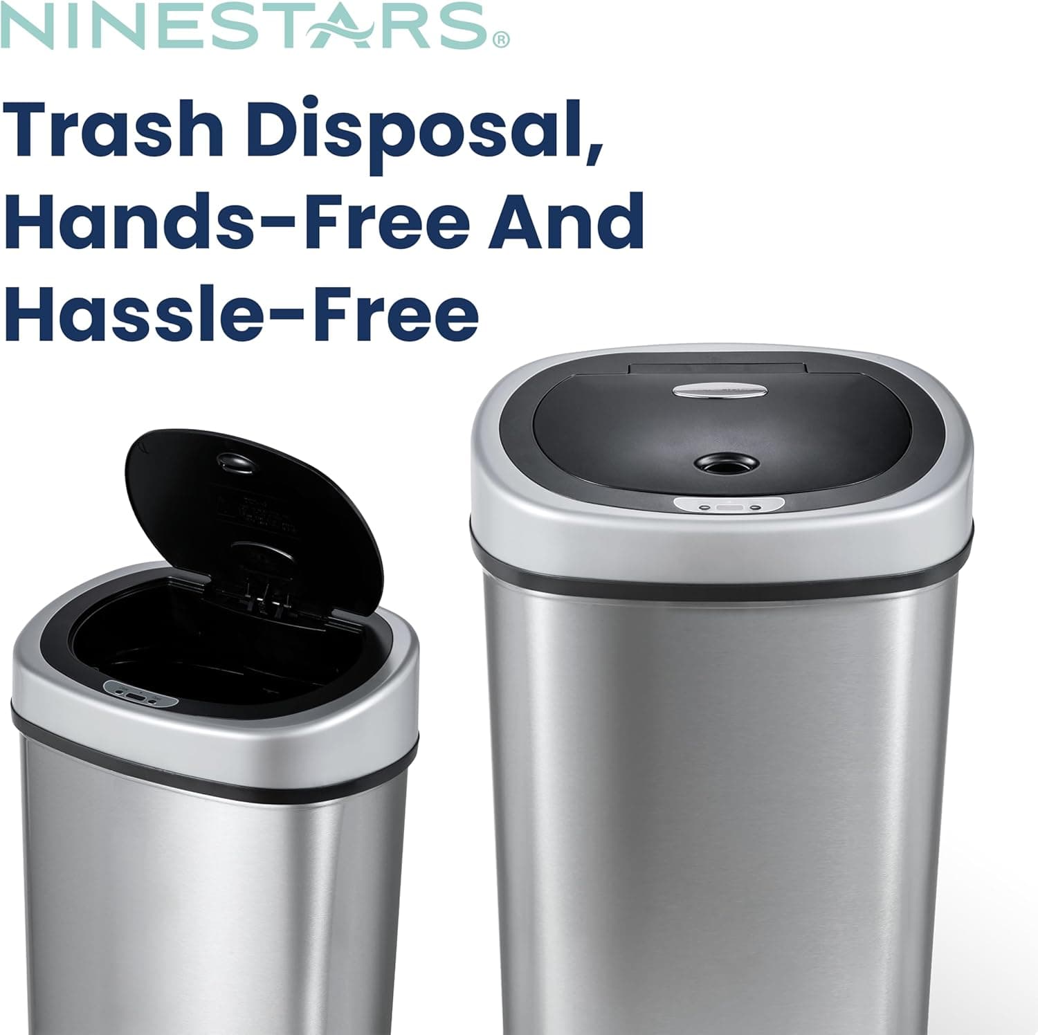 NINESTARS DZT-50-9 Automatic Touchless Sensor Trash Can thumbnail 3