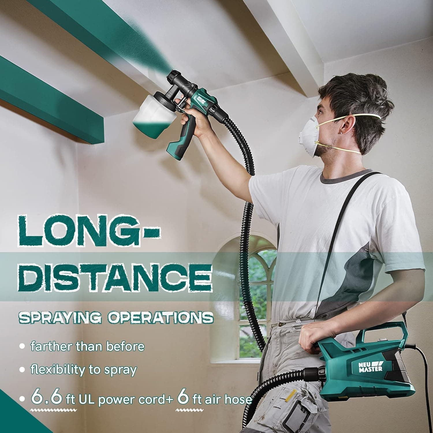 NEU MASTER N3140 HVLP Electric Paint Sprayer thumbnail 2