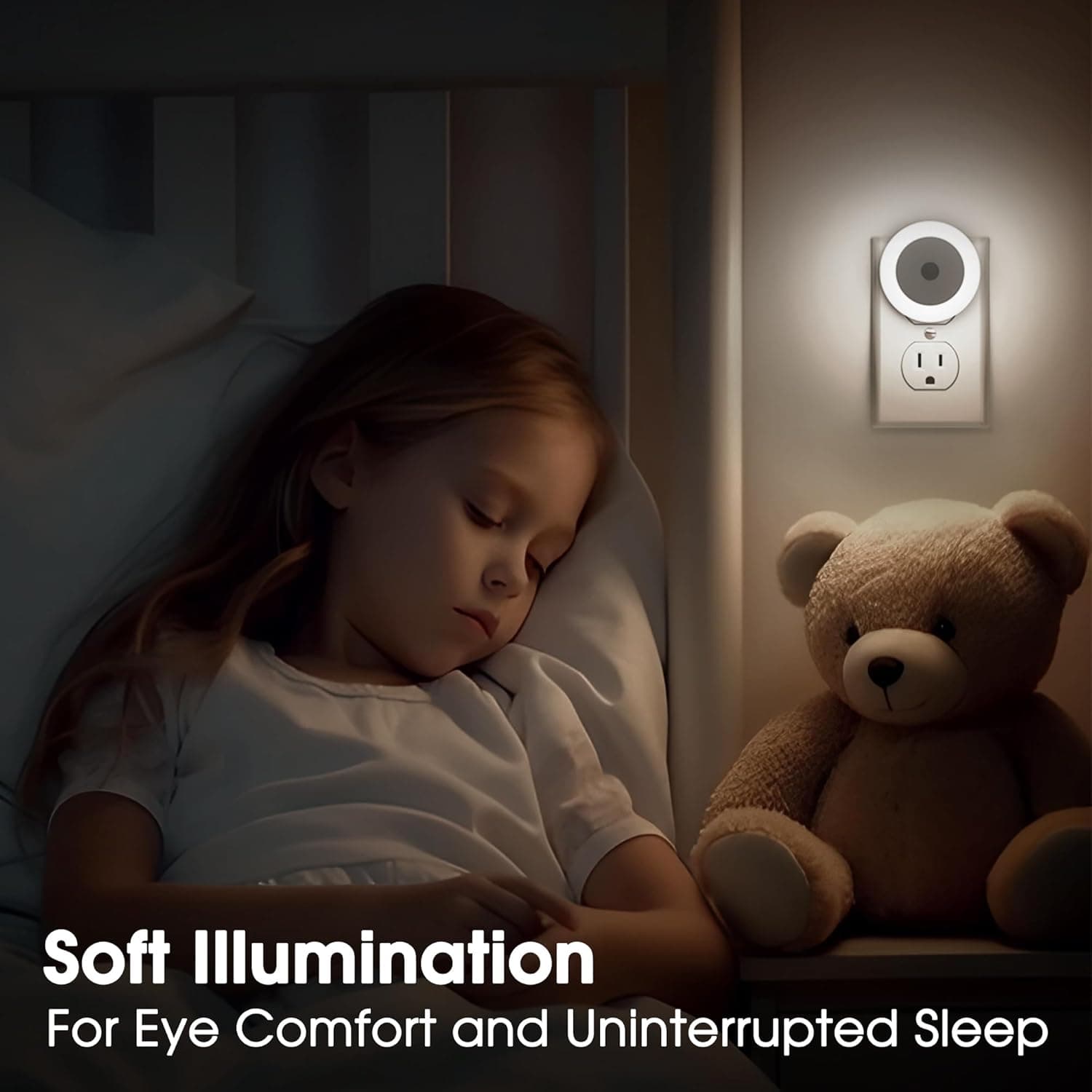 Briignite Plug-In Night Lights with Light Sensor (4-Pack) thumbnail 5