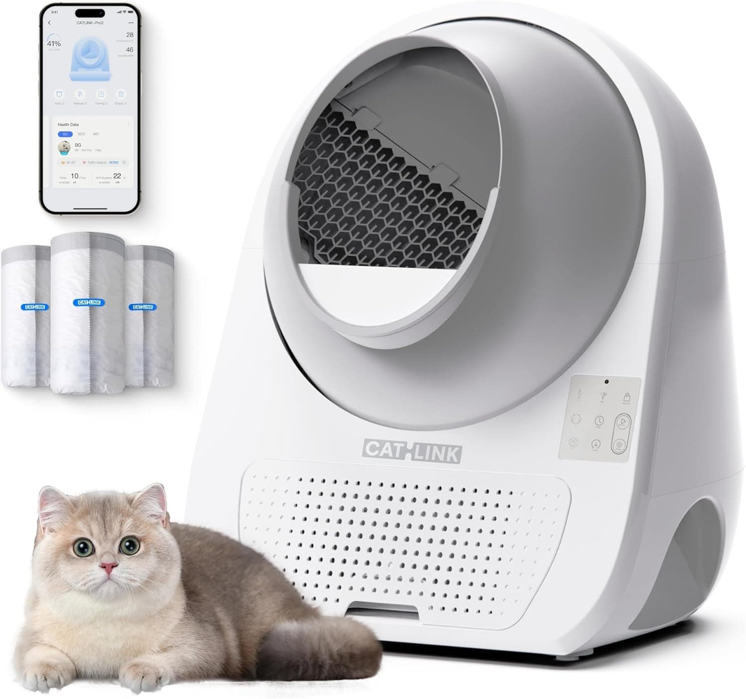 CATLINK Scooper Luxury Pro-X Self-Cleaning Litter Box - image 1