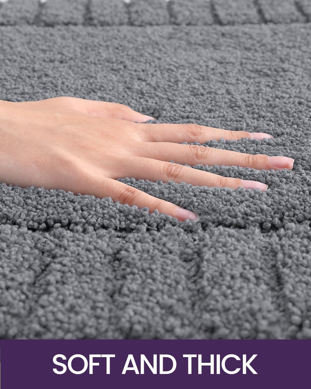 DEXI Bath Mat 24x36 Soft Absorbent Microfiber thumbnail 3