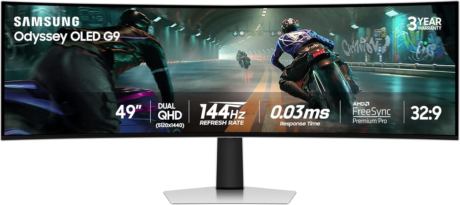 Samsung 49" Odyssey OLED G9 Gaming Monitor