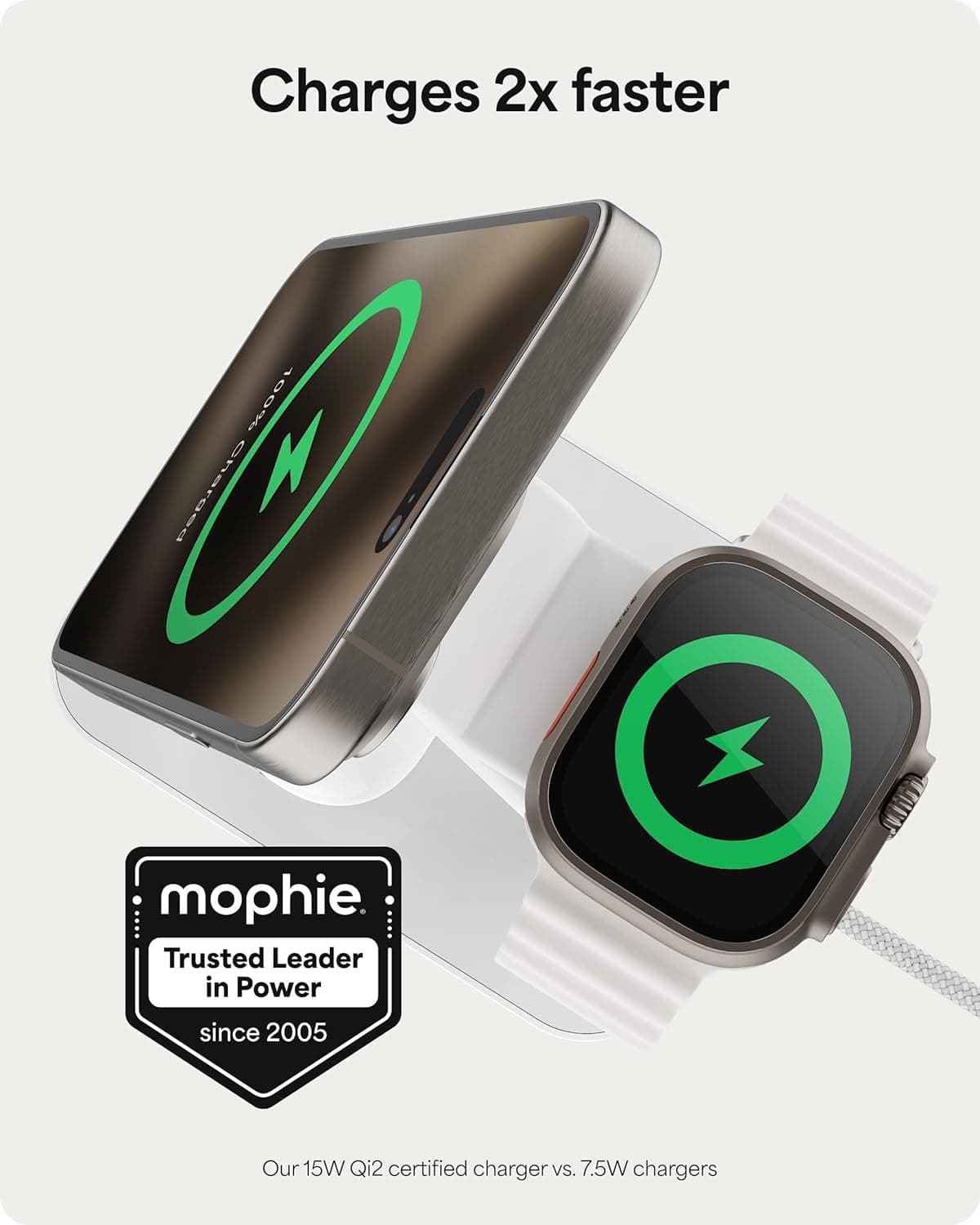 Mophie Snap+ 3-in-1 Wireless Charging Stand thumbnail 2
