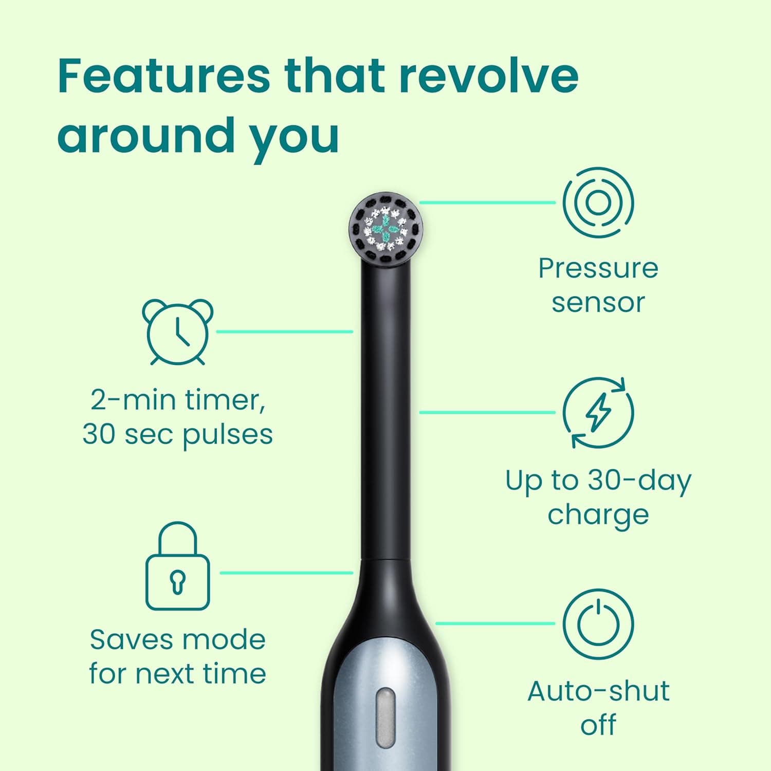Quip Rev Oscillating Rechargeable Electric Toothbrush thumbnail 2