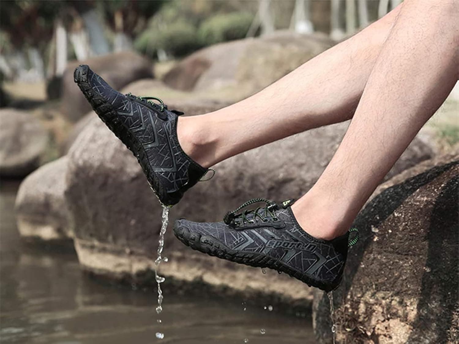 UBFEN Water Shoes Aqua Swim Shoes Quick Dry Barefoot thumbnail 2