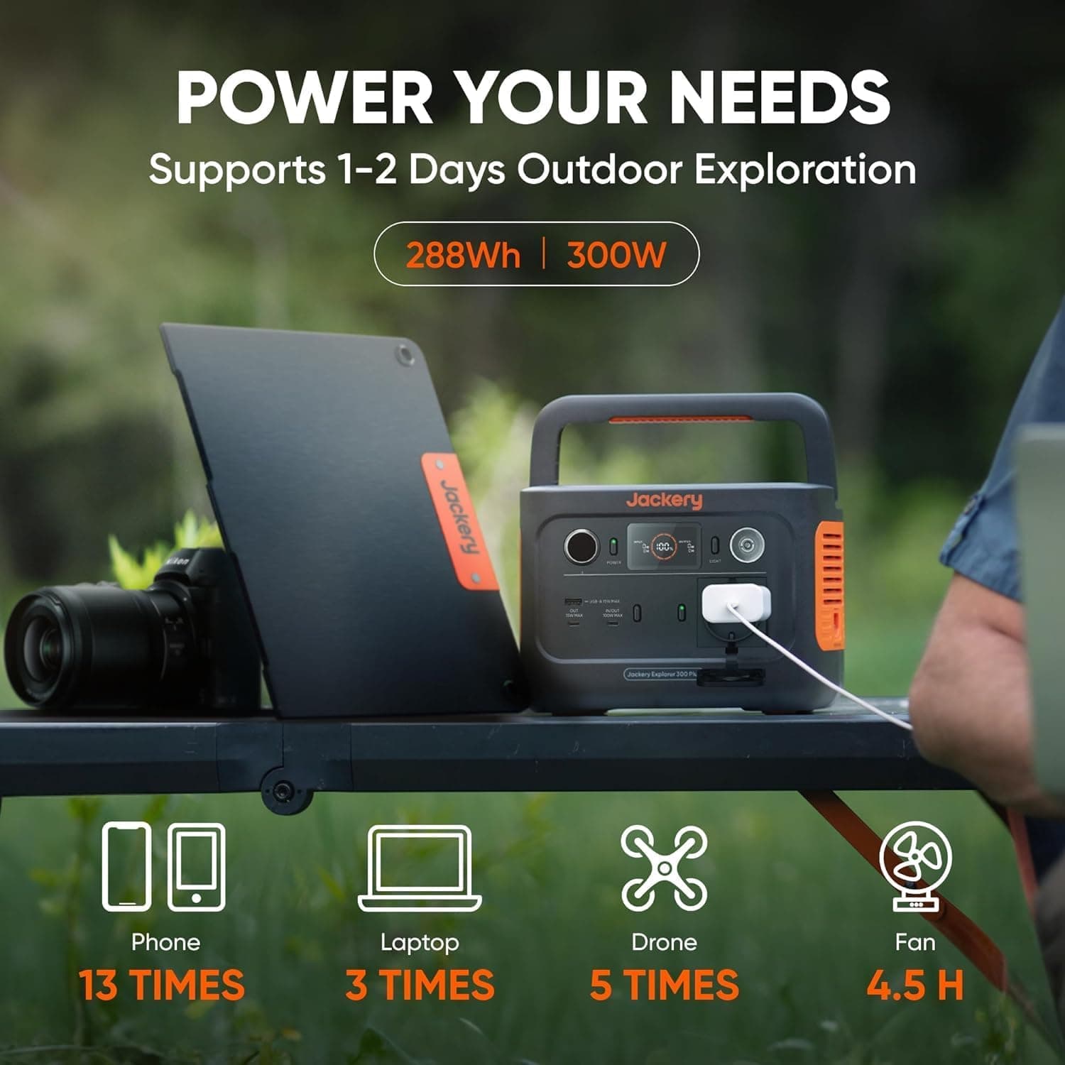 Jackery Explorer 300 Plus Portable Power Station thumbnail 2