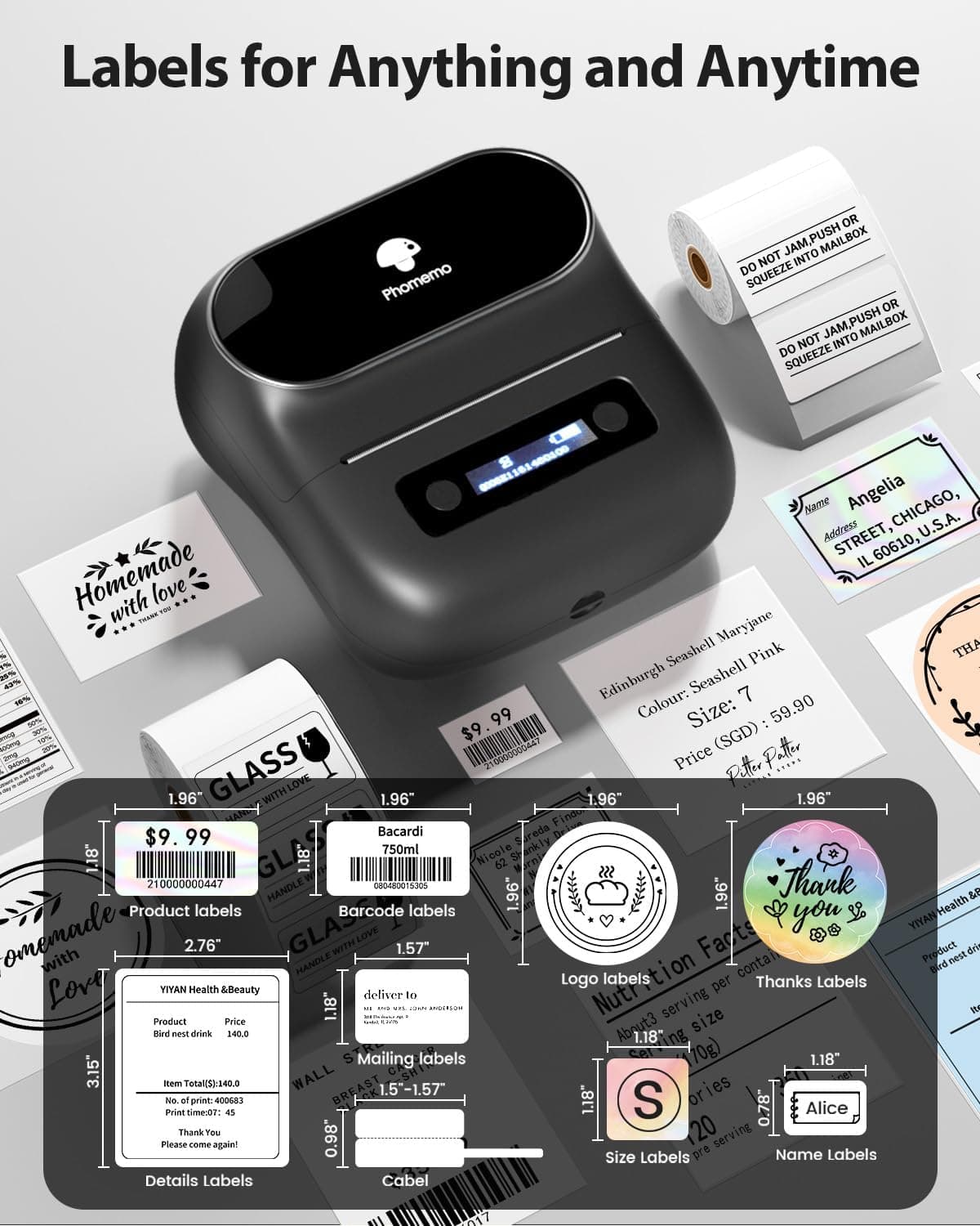 Phomemo M220 Label Maker thumbnail 3