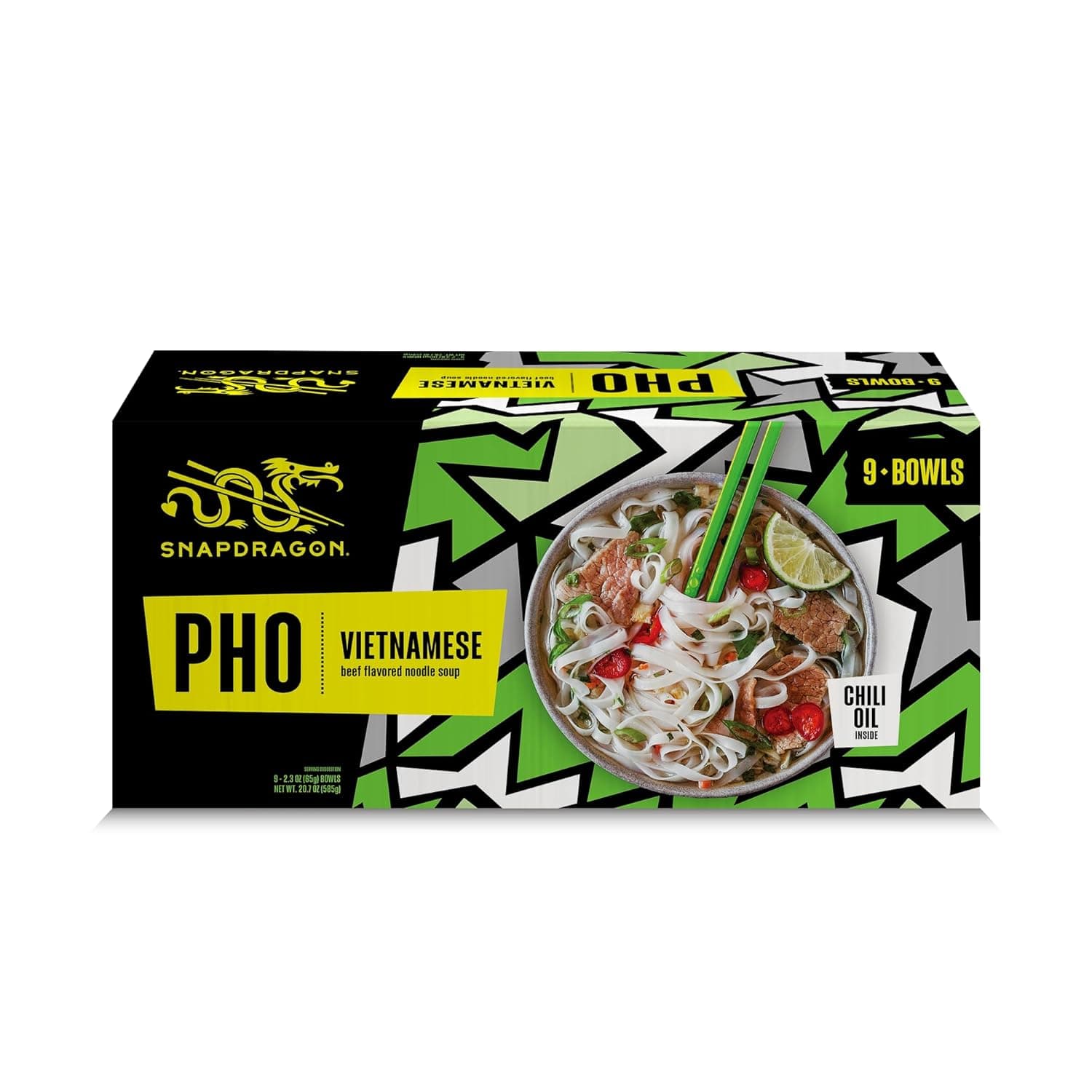 Snapdragon Pho Instant Noodle Bowls, 2.3 oz (9 Pack) - image 1