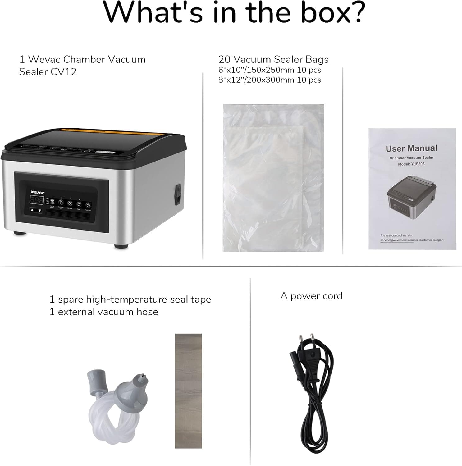 Wevac Chamber Vacuum Sealer CV12 thumbnail 2