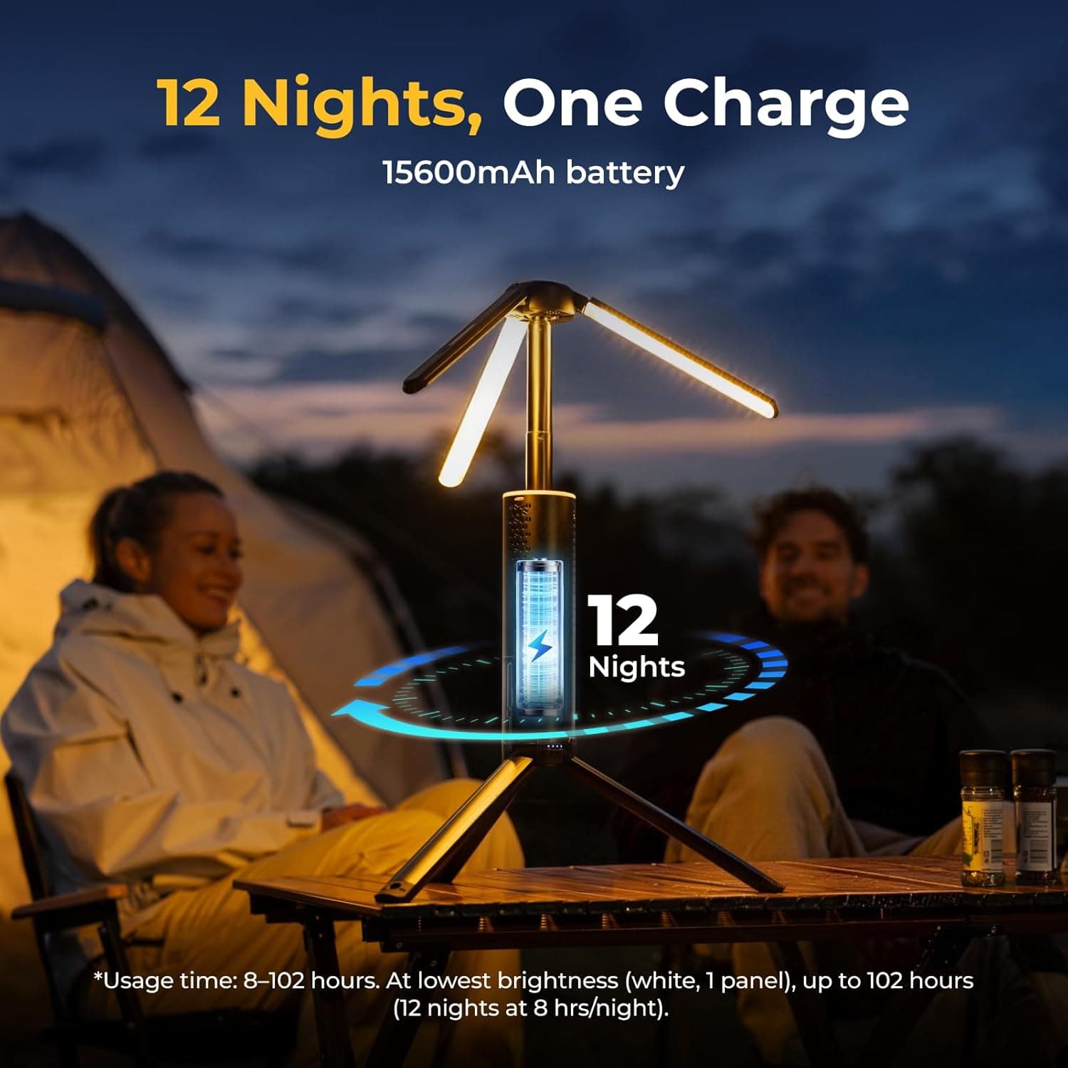 BougeRV T1 Telescopic Camping Lantern thumbnail 2