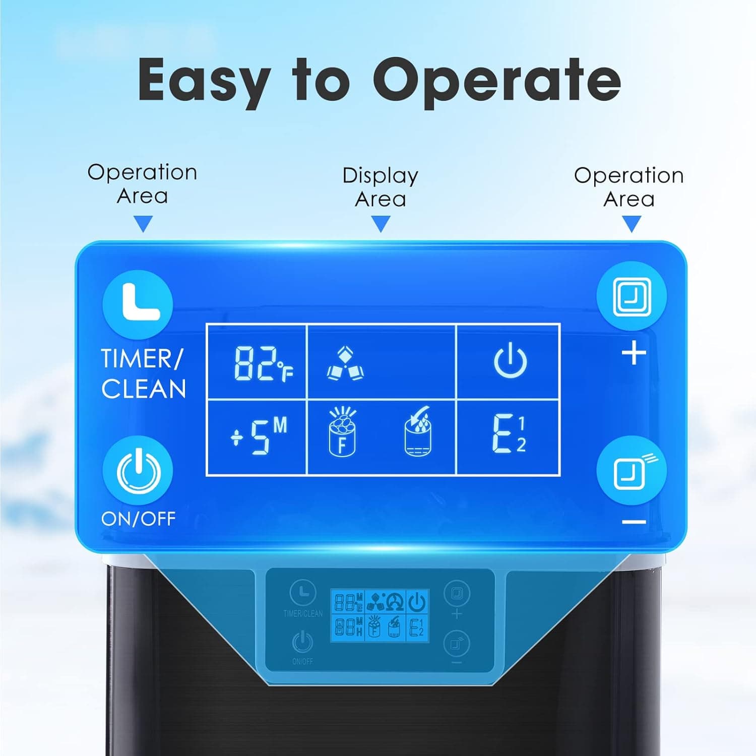 FREE VILLAGE Countertop Ice Maker 45Lbs thumbnail 5