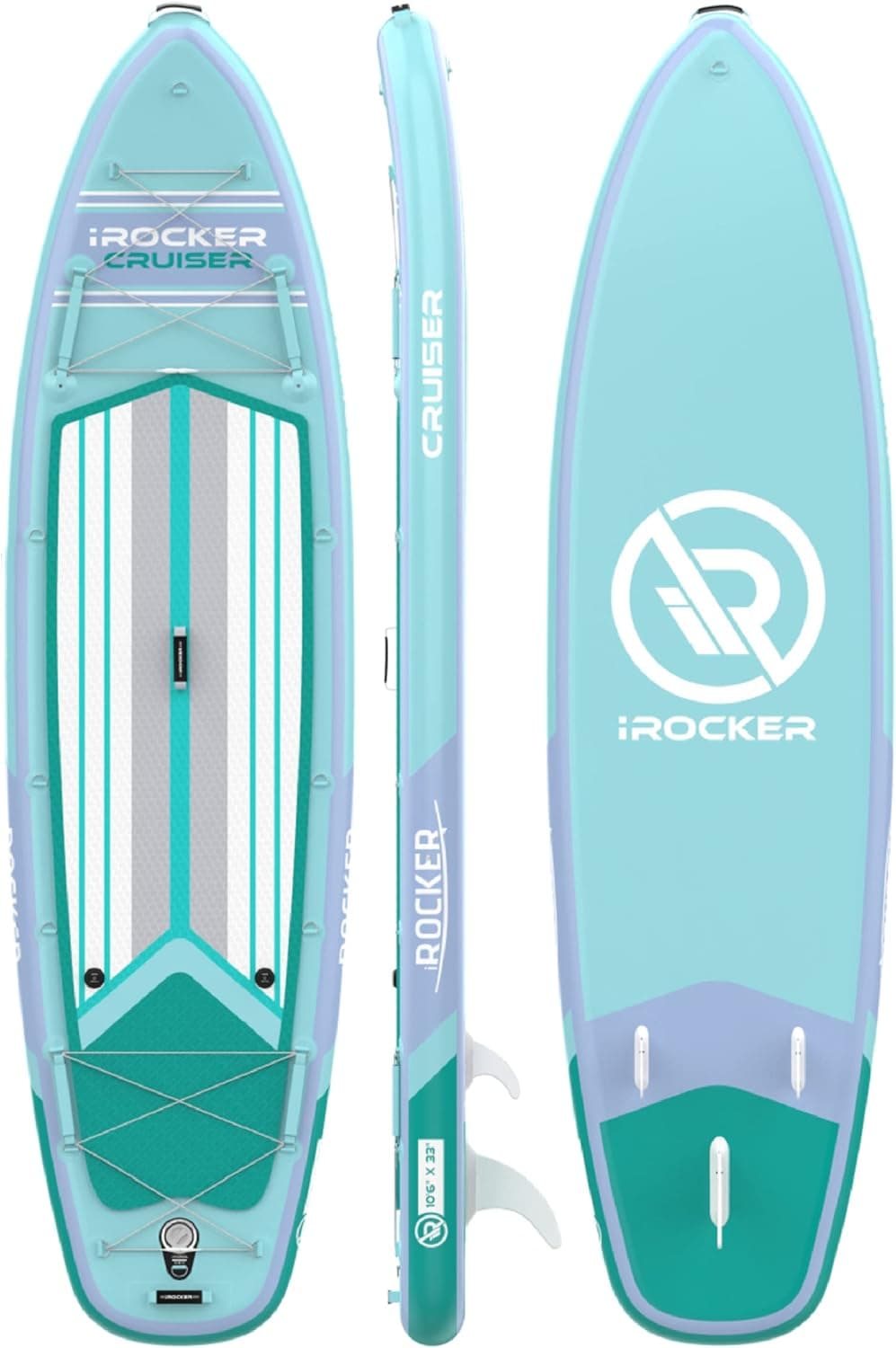 iROCKER Cruiser Inflatable Stand Up Paddle Board 10'6" thumbnail 2
