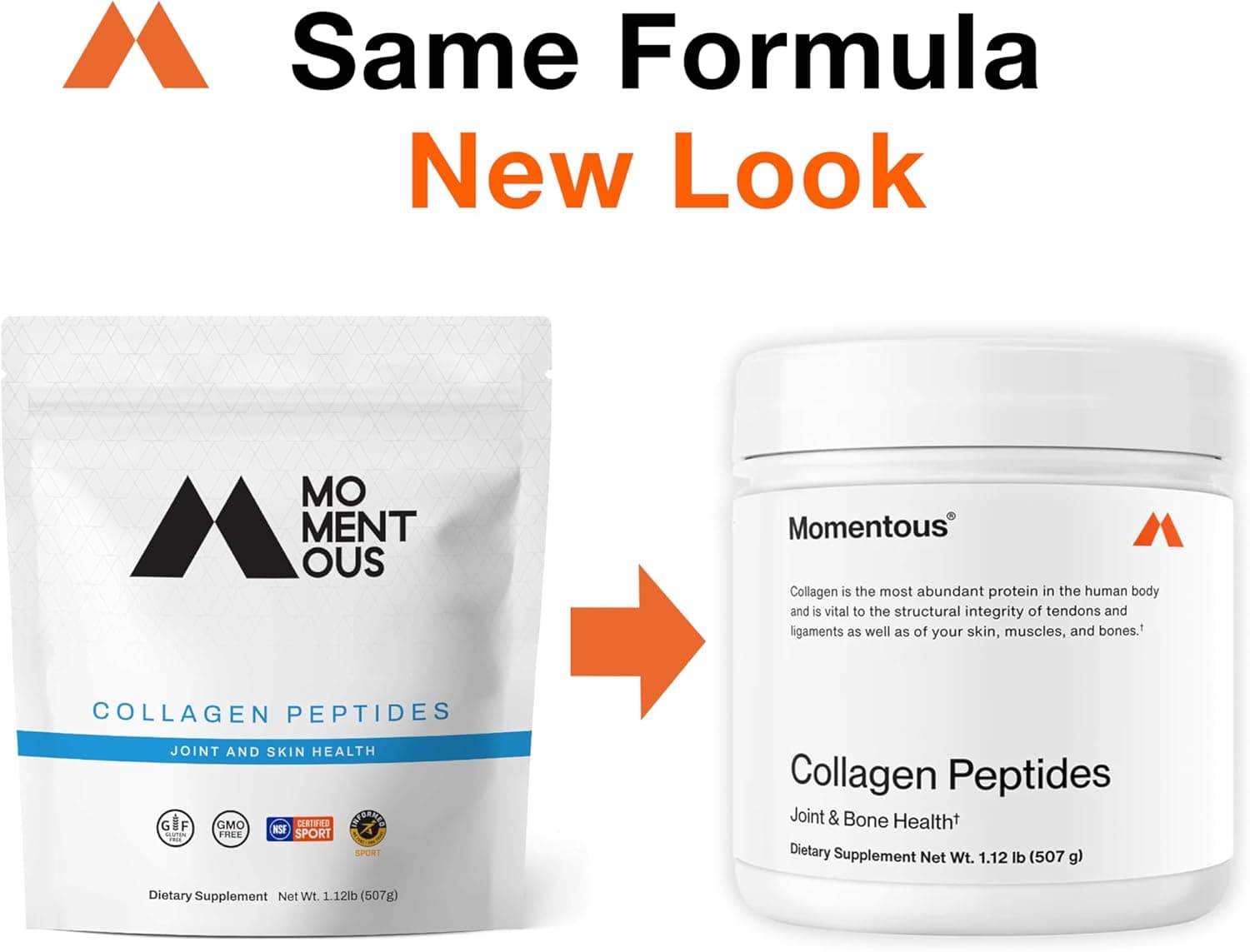 Momentous Collagen Peptides (30 Servings) thumbnail 2