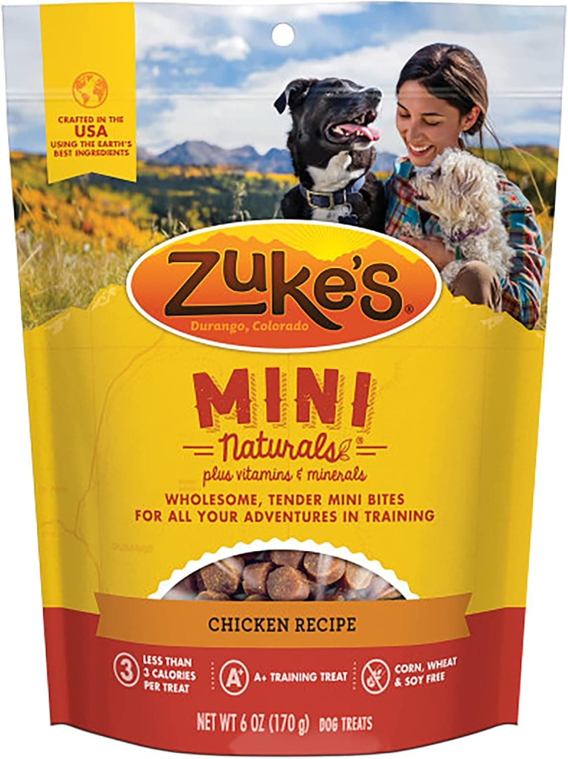 Zuke's Mini Naturals Dog Training Treats, Chicken Recipe thumbnail 2