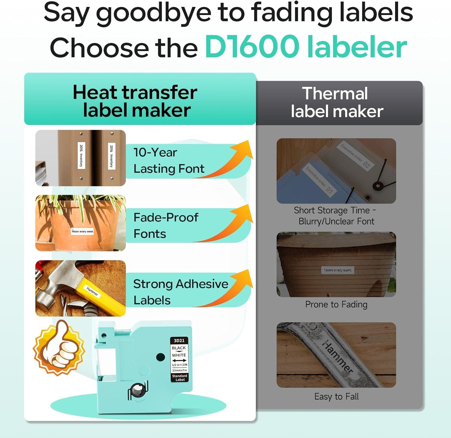 Vixic D1600 Bluetooth Label Maker thumbnail 2