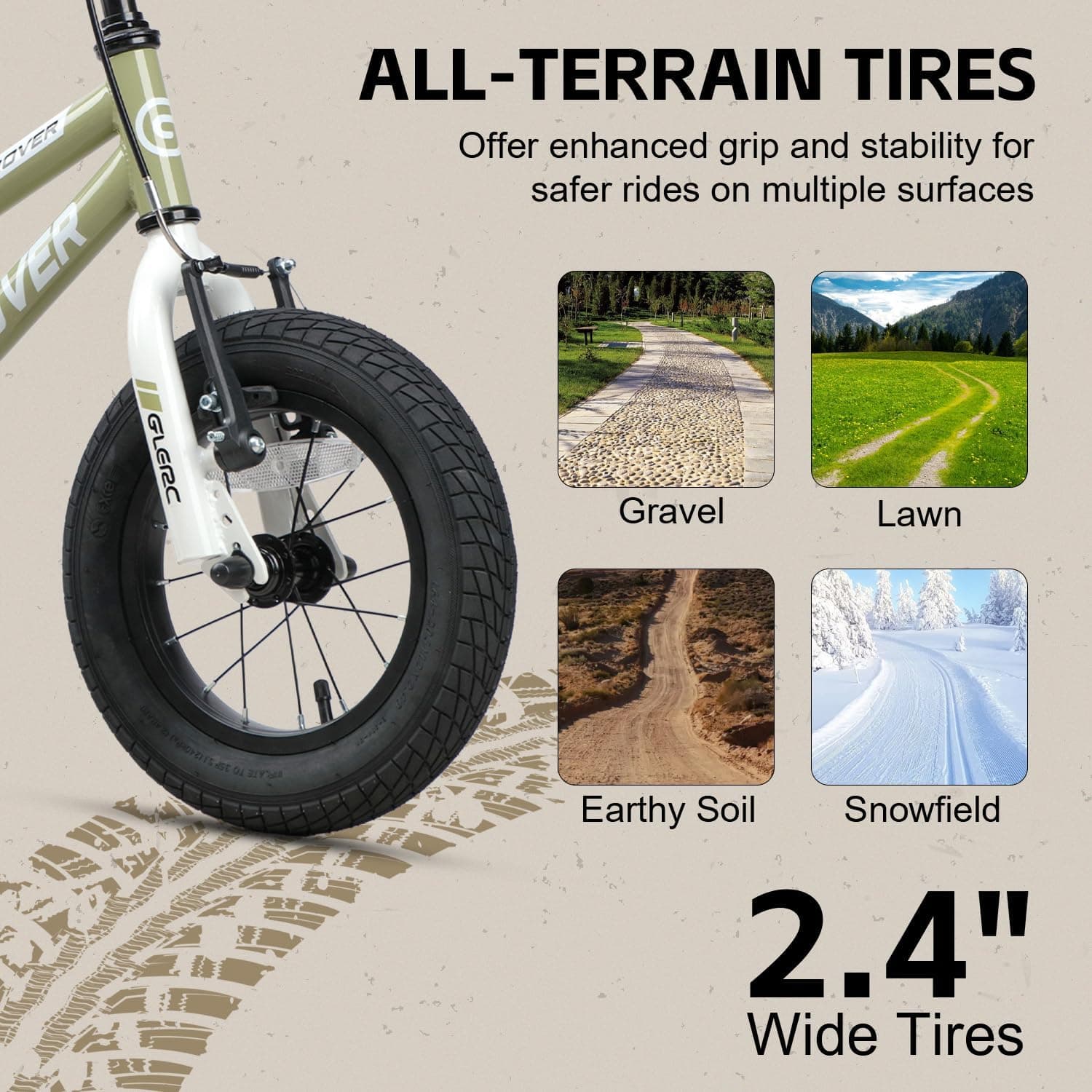 Glerc Rover Kids Bike 16-Inch with Water Bottle thumbnail 3