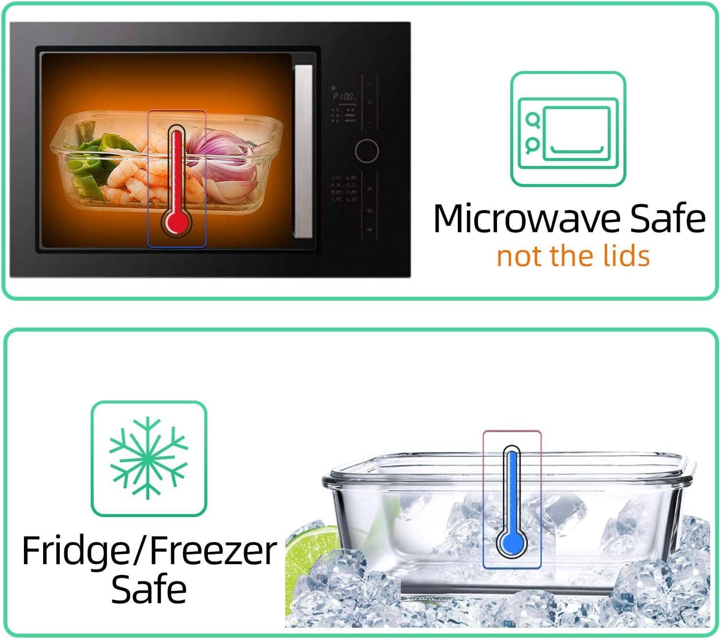 C CREST Glass Meal Prep Containers (10-Pack) thumbnail 5