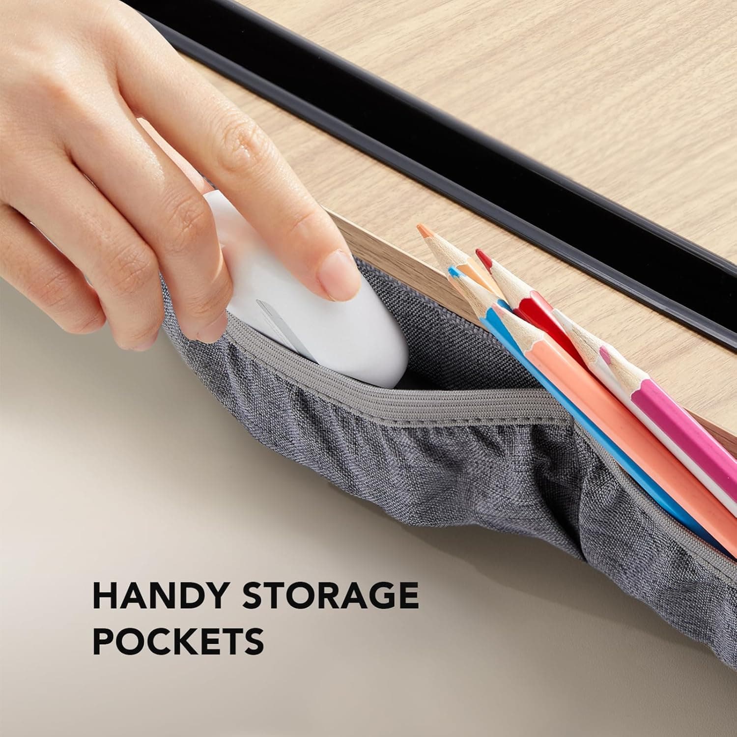 HUANUO Lap Laptop Desk with Pillow Cushion thumbnail 5