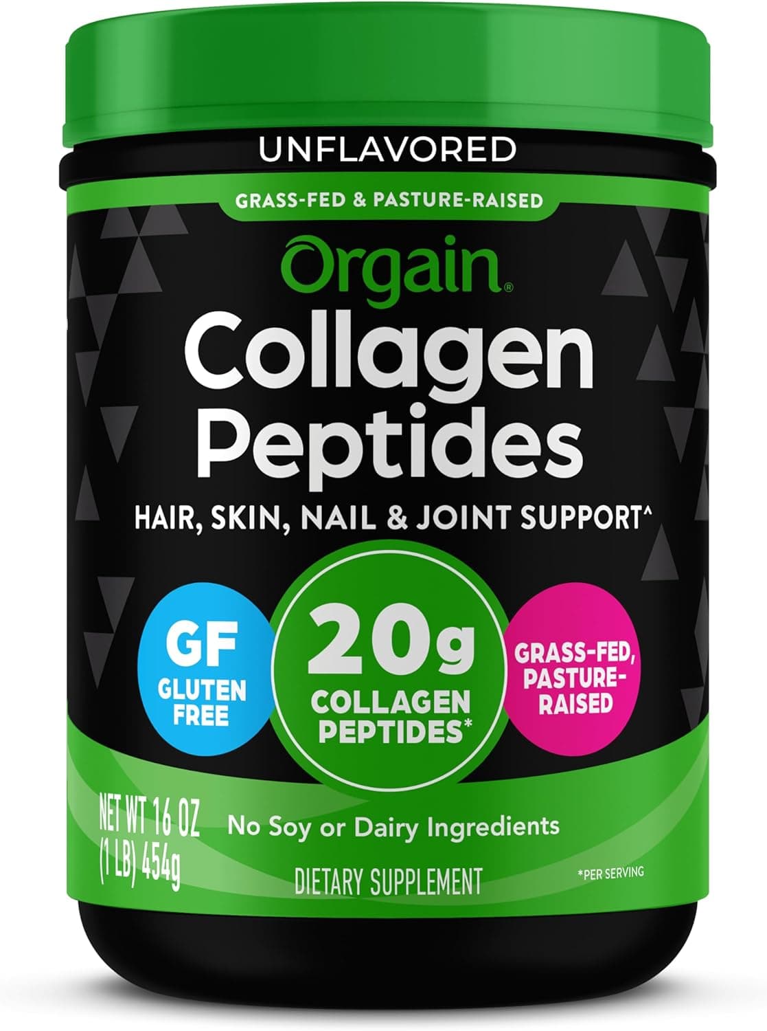 Orgain Hydrolyzed Collagen Peptides Powder (1lb) - image 1