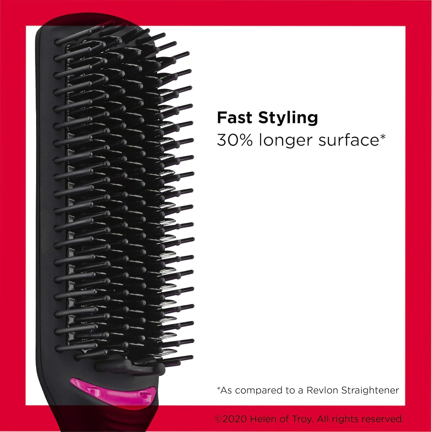 REVLON Salon One-Step Straight and Shine Heated Brush thumbnail 2