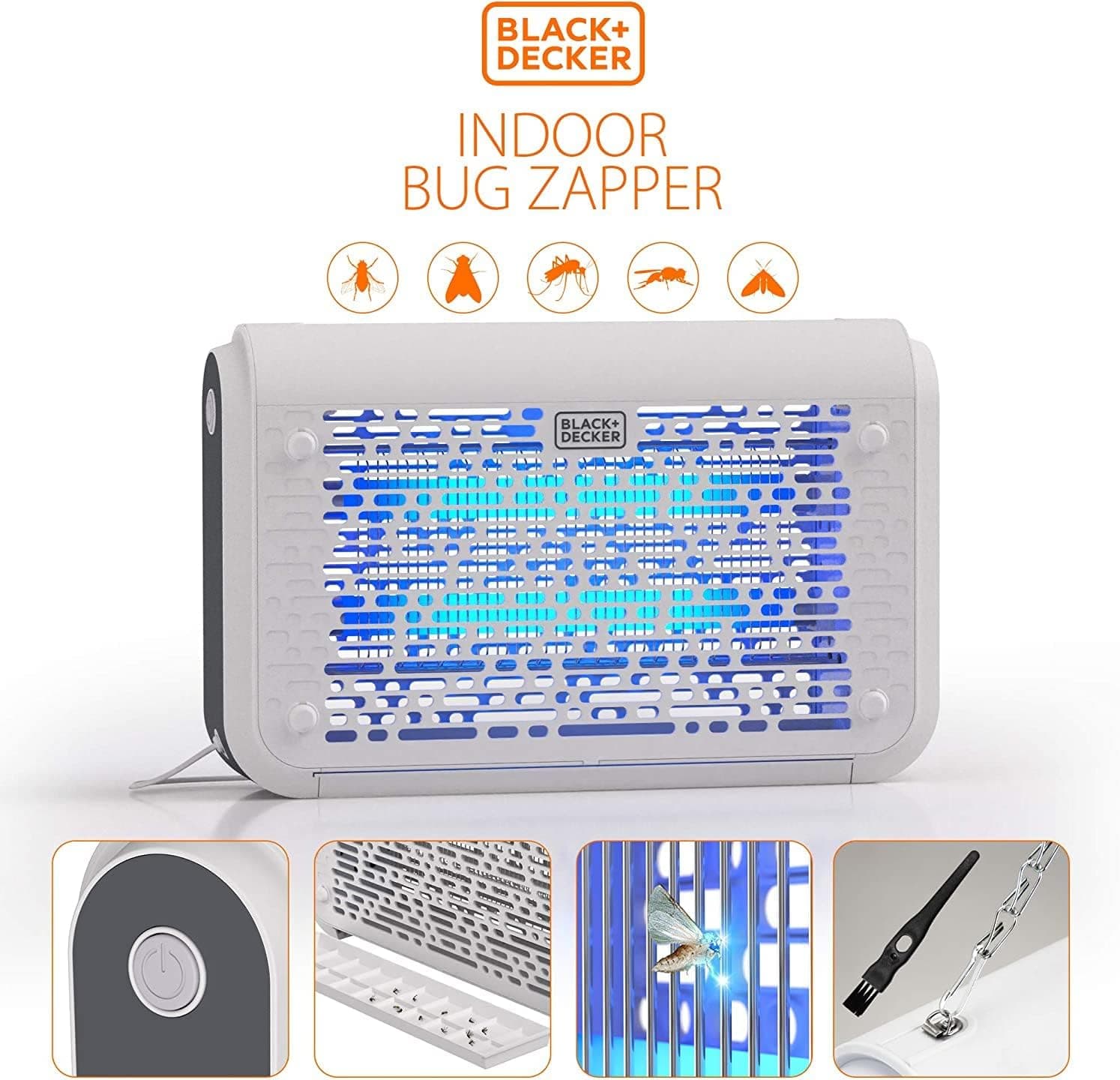 BLACK+DECKER Bug Zapper, 6,000 Sq Ft Coverage Indoor/Outdoor thumbnail 3