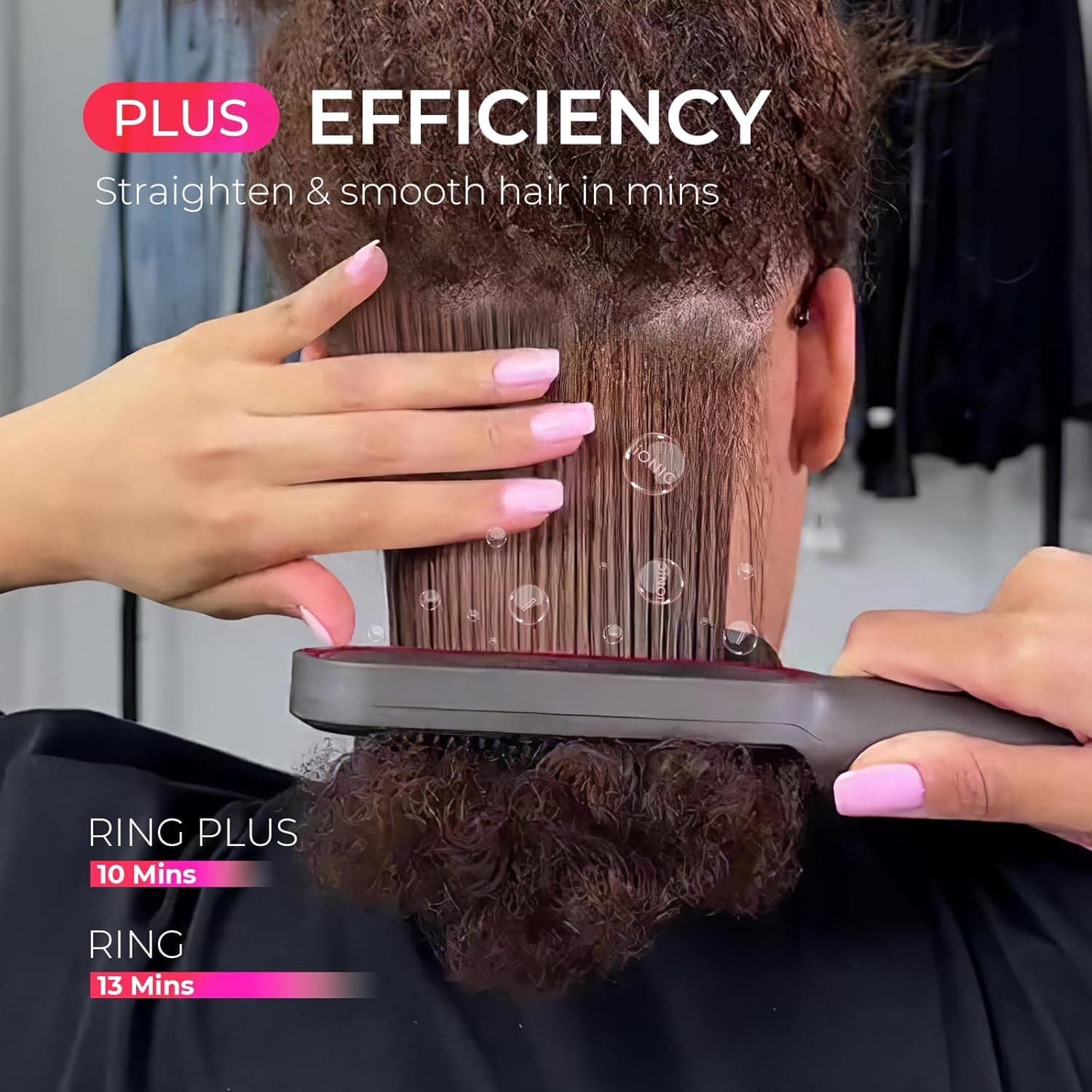 TYMO Ring Plus Ionic Hair Straightener Brush thumbnail 3