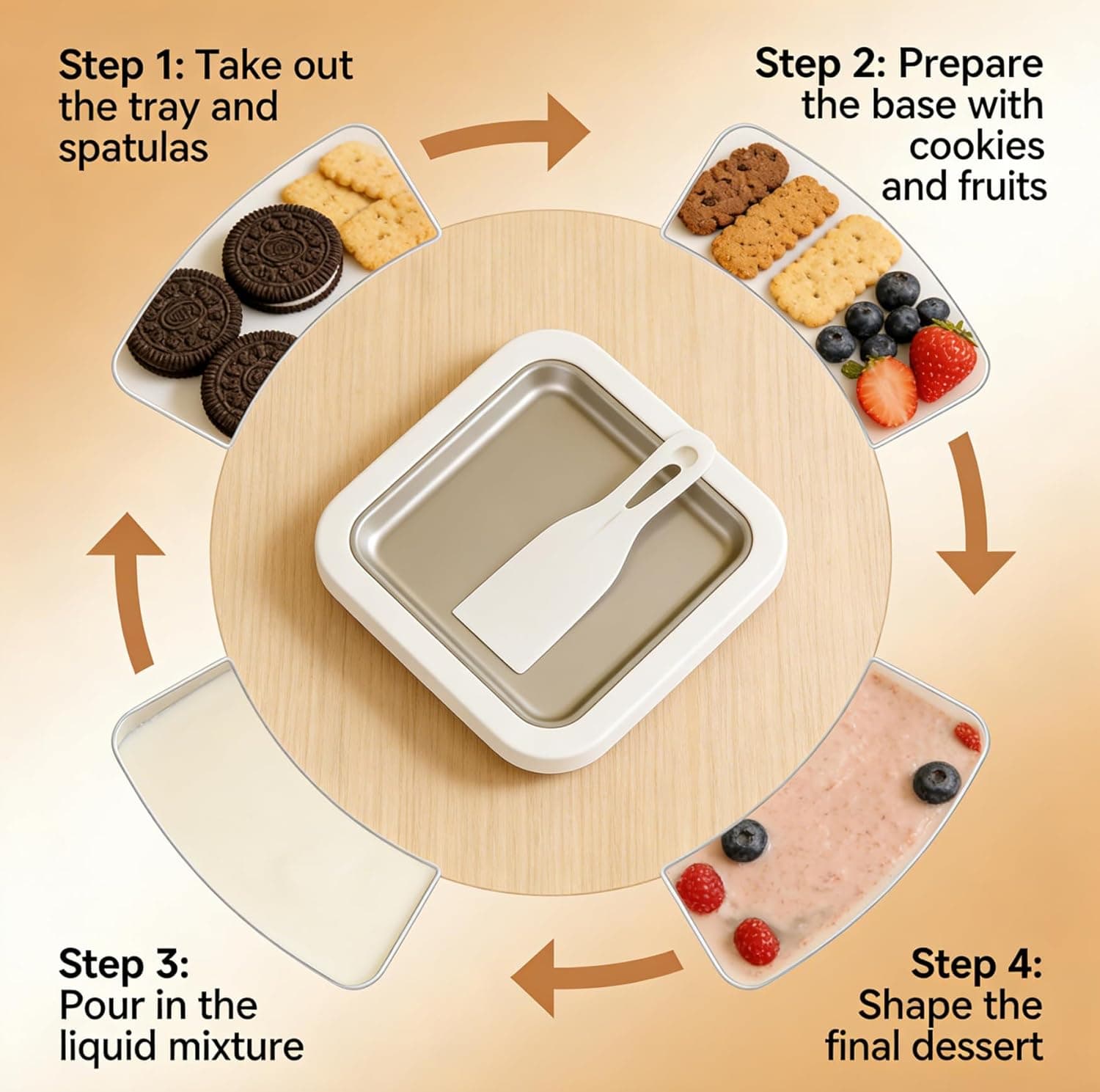 Myfroroll Instant Ice Cream Roller Maker thumbnail 3