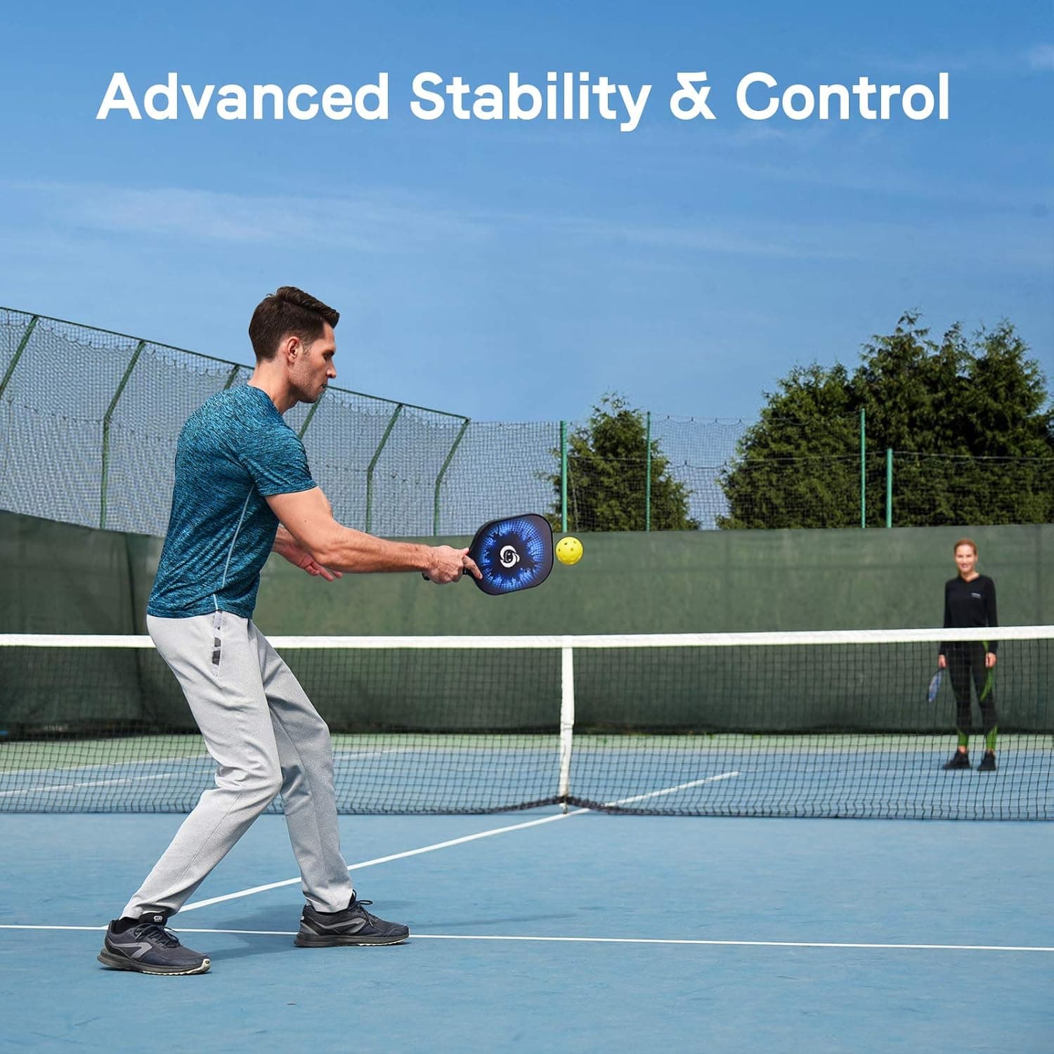 niupipo Carbon Fiber Pickleball Paddle Set of 2 thumbnail 4