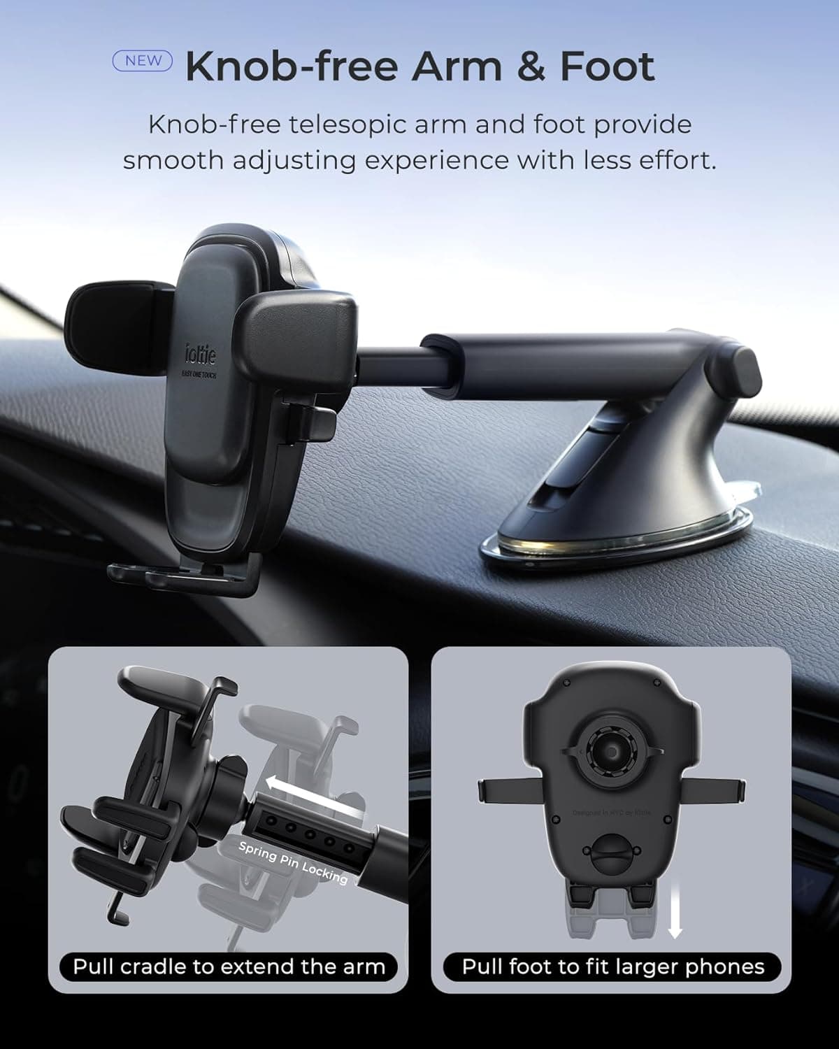 iOttie Easy One Touch Advanced Dashboard & Windshield Mount thumbnail 5