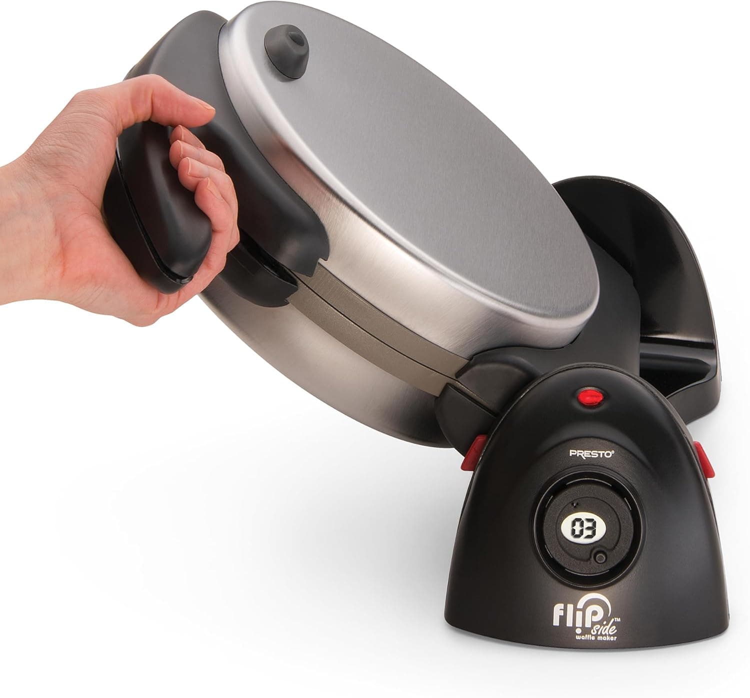 Presto 03510 Ceramic FlipSide Belgian Waffle Maker thumbnail 4