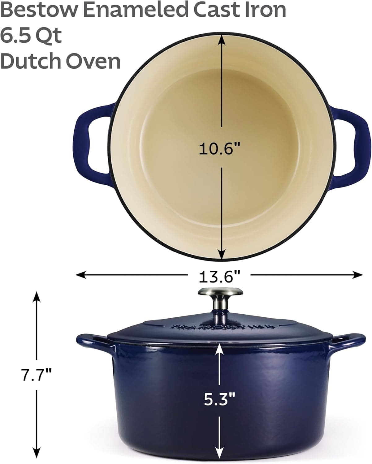 Tramontina Enameled Cast Iron 6.5-Qt Dutch Oven thumbnail 2