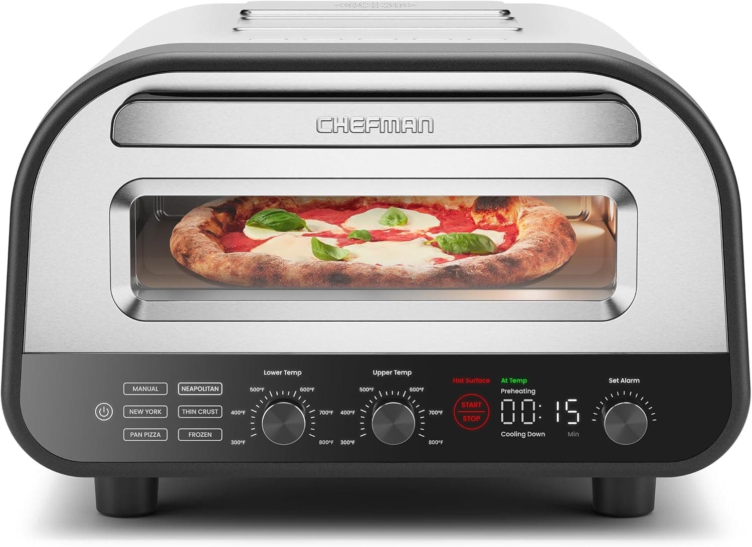 CHEFMAN Indoor Pizza Oven - 12" Pizzas, 800°F