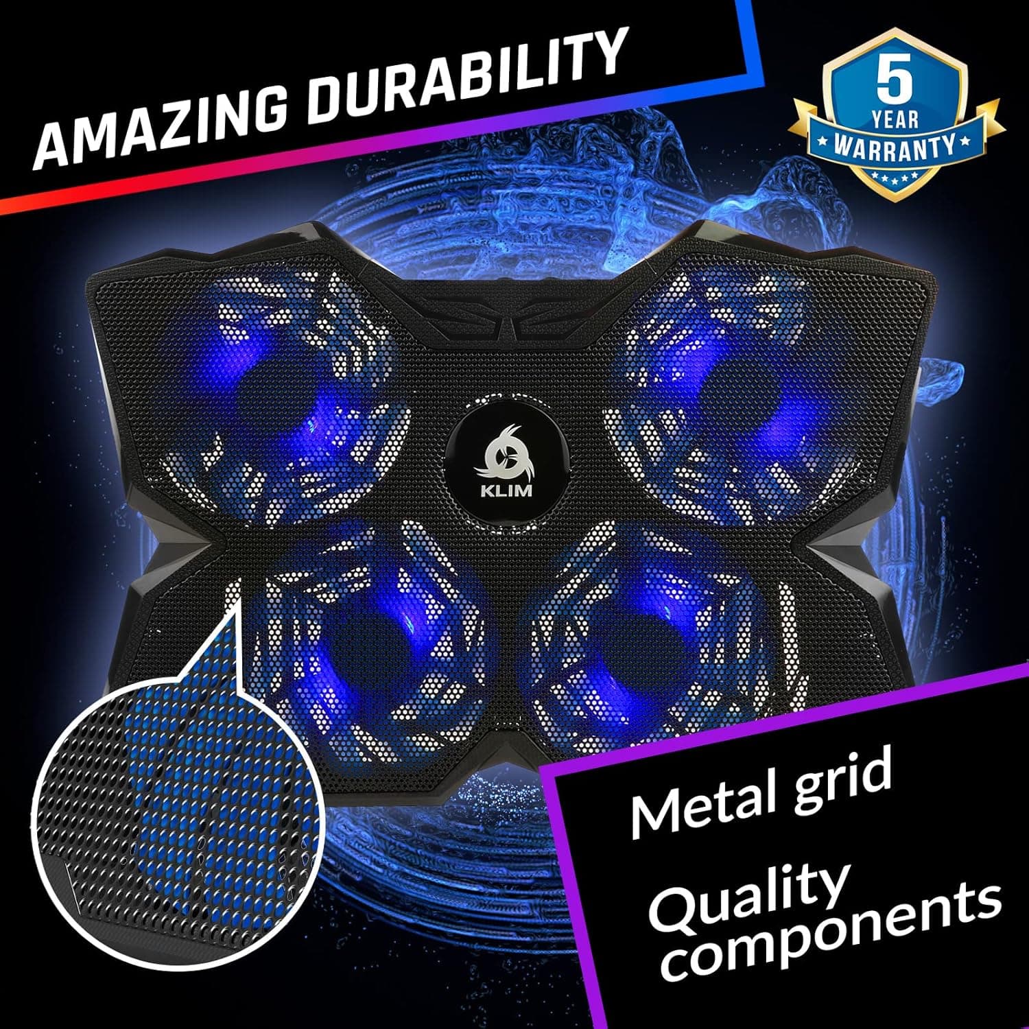 KLIM Wind Laptop Cooling Pad thumbnail 4