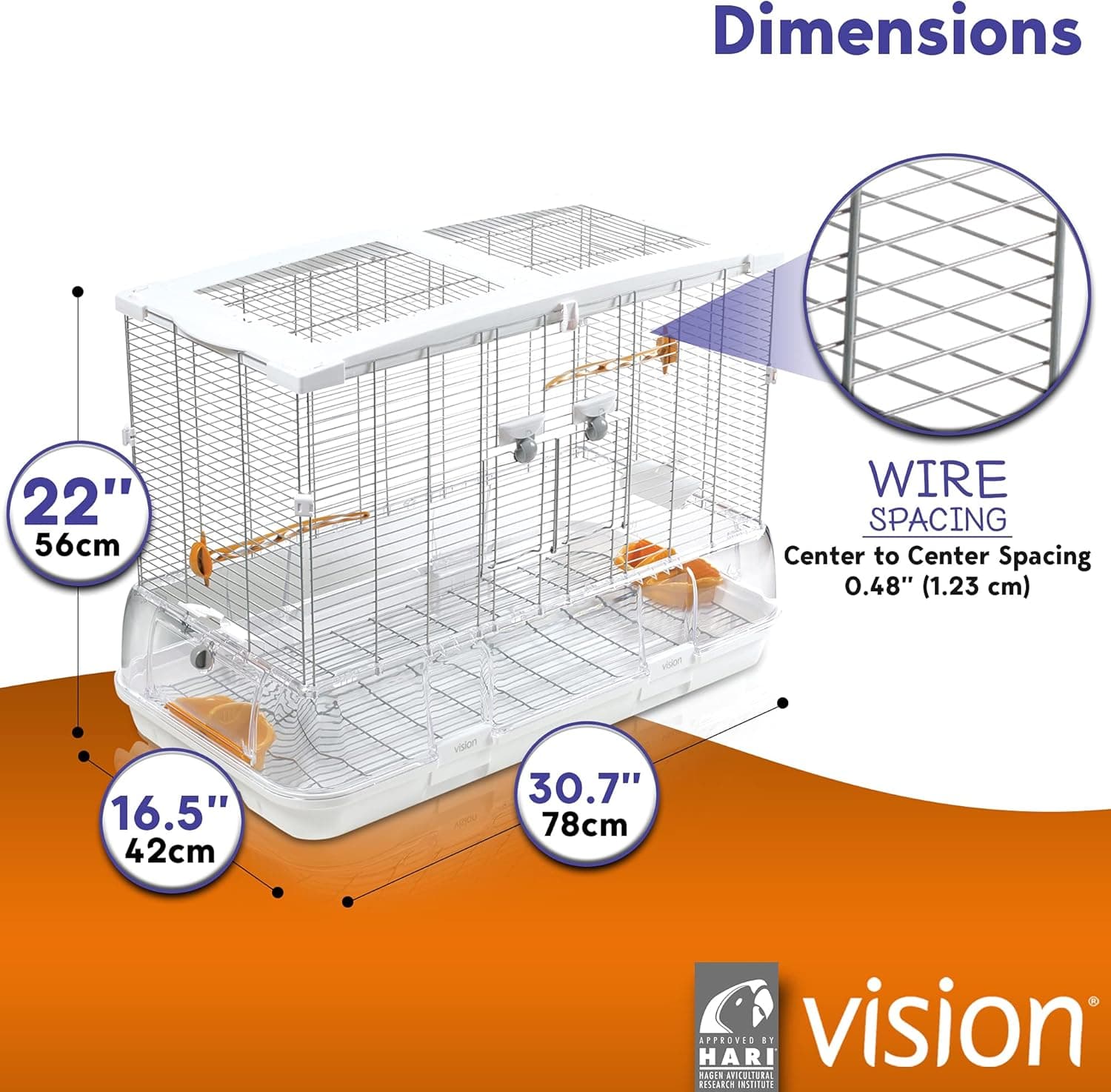 Vision L01 Wire Bird Cage thumbnail 5