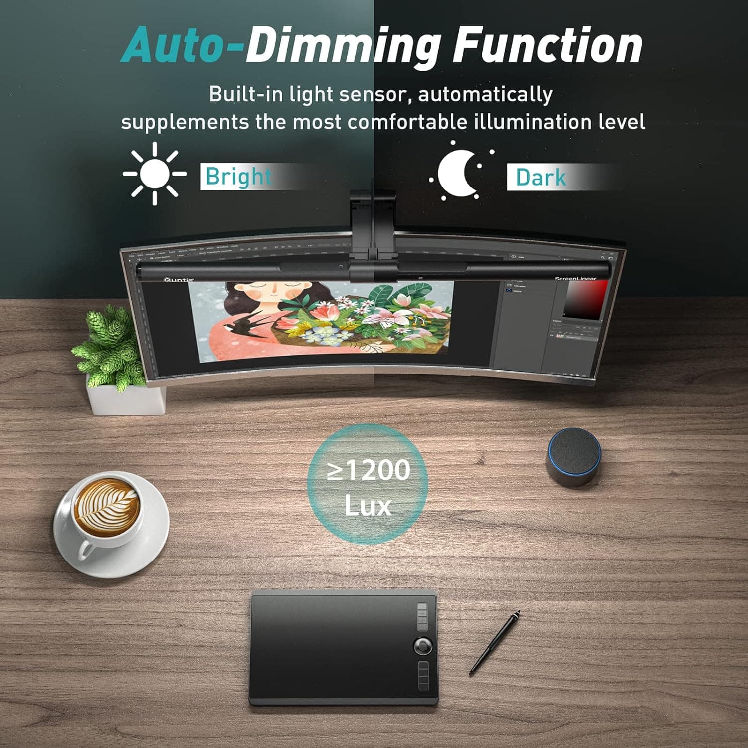 Quntis ScreenLinear Pro+ Monitor Light Bar thumbnail 5